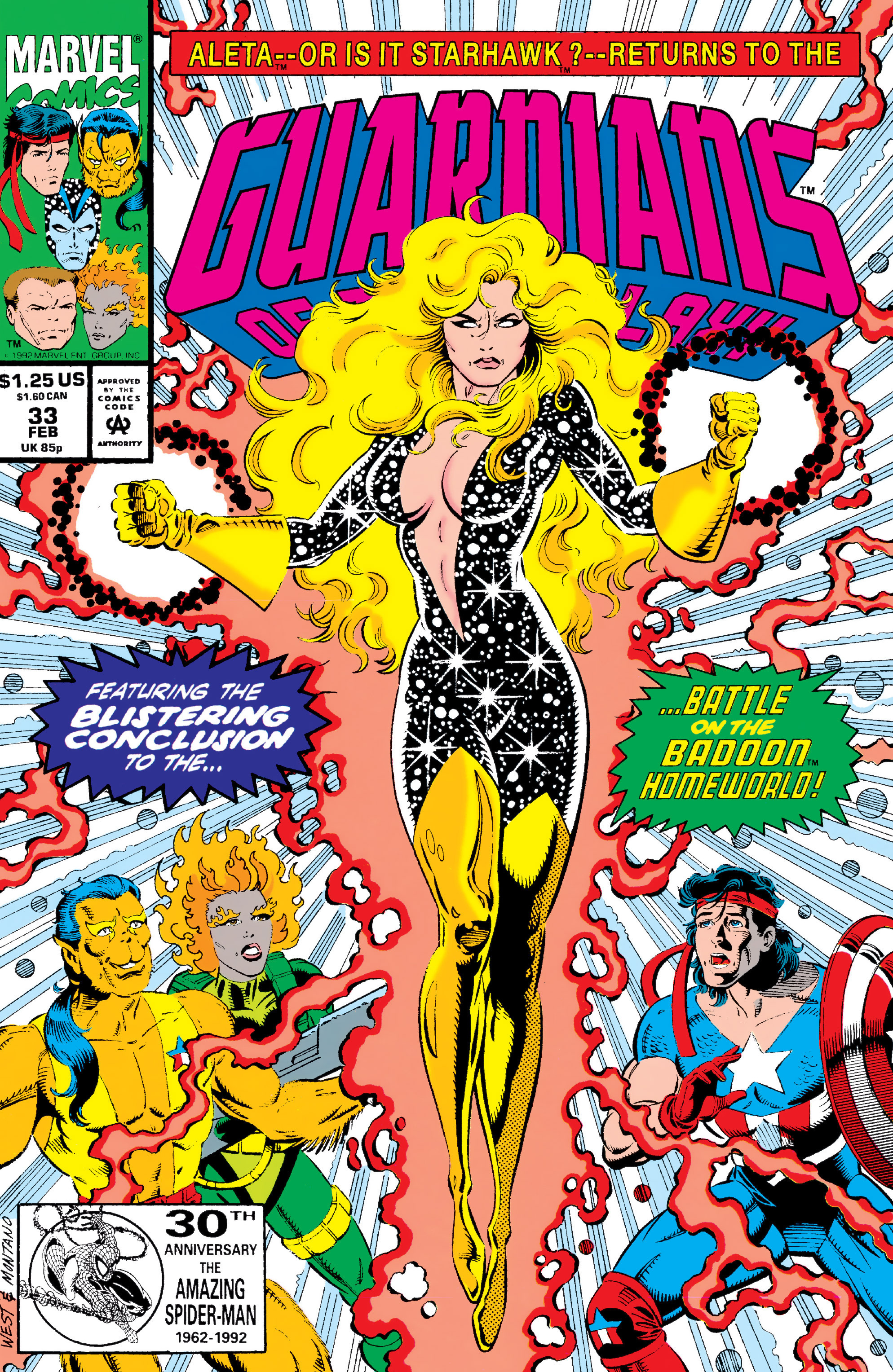 Read online Guardians of the Galaxy (1990) comic -  Issue # _TPB In The Year 3000 1 (Part 1) - 74