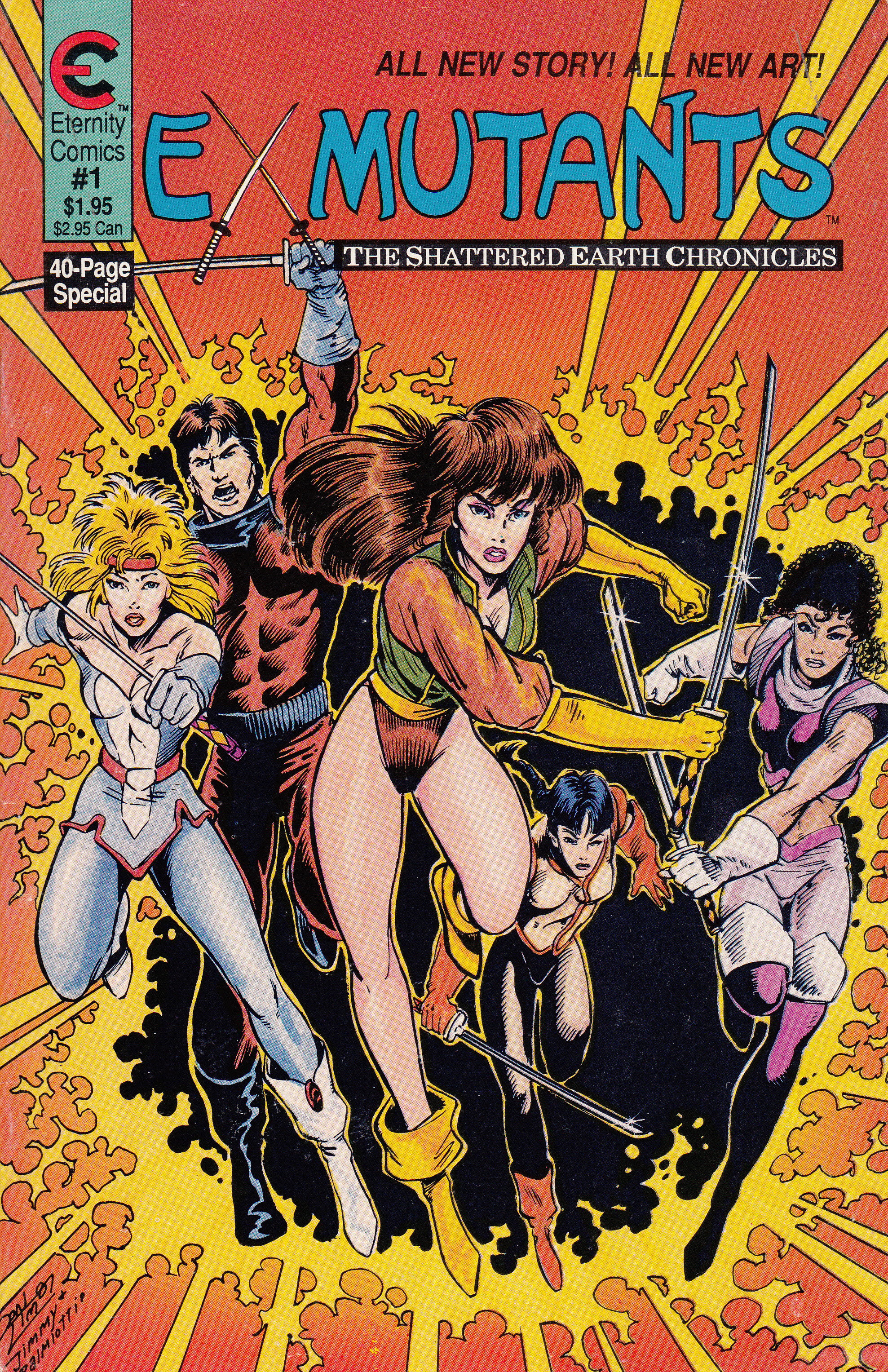 Read online Ex-Mutants: The Shattered Earth Chronicles comic -  Issue #1 - 1