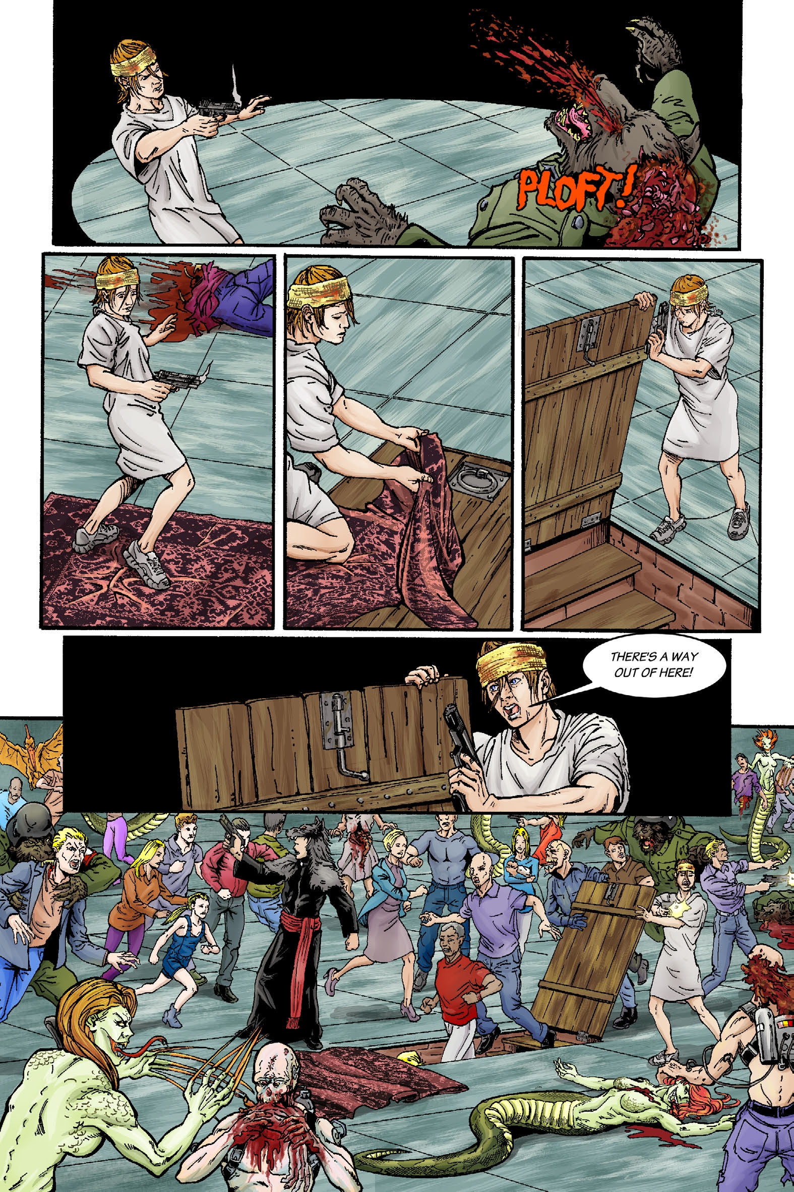 Read online Nazi Werewolves from Outer Space comic -  Issue #5 - 26