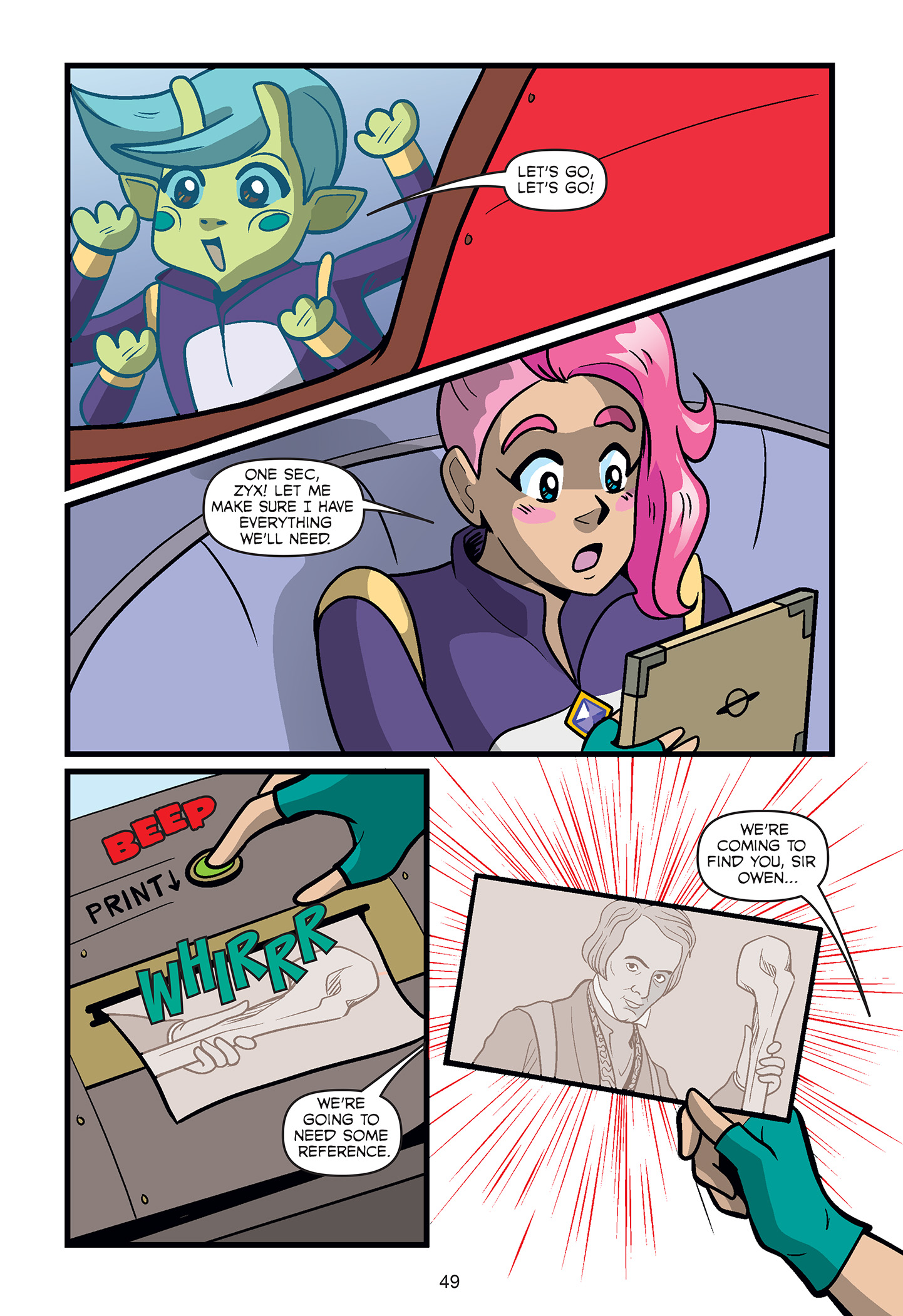Read online Ana and the Cosmic Race comic -  Issue # TPB - 51