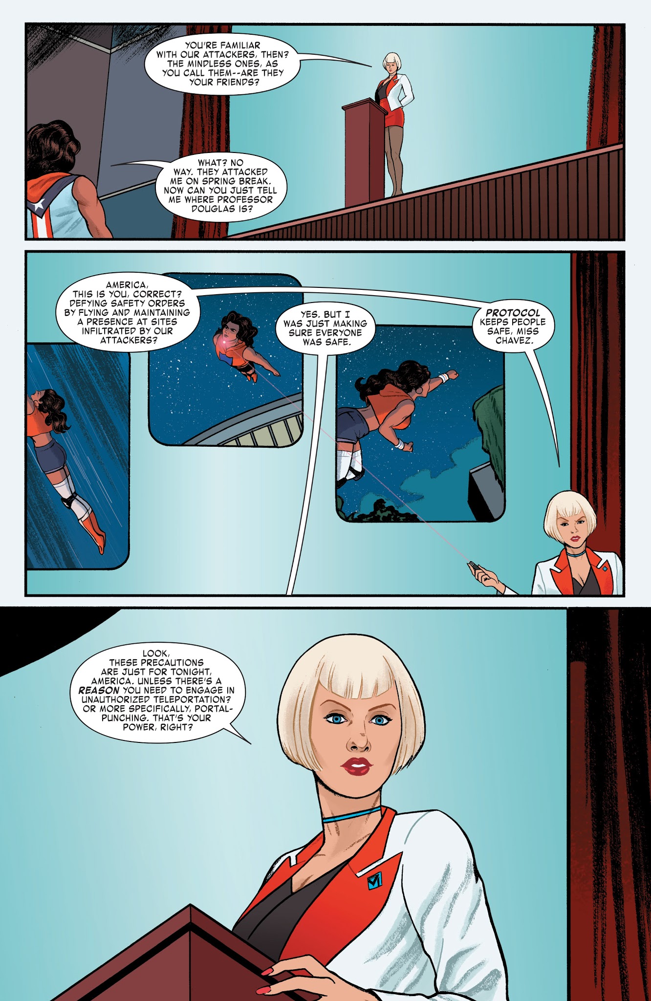 Read online America (2017) comic -  Issue #8 - 12