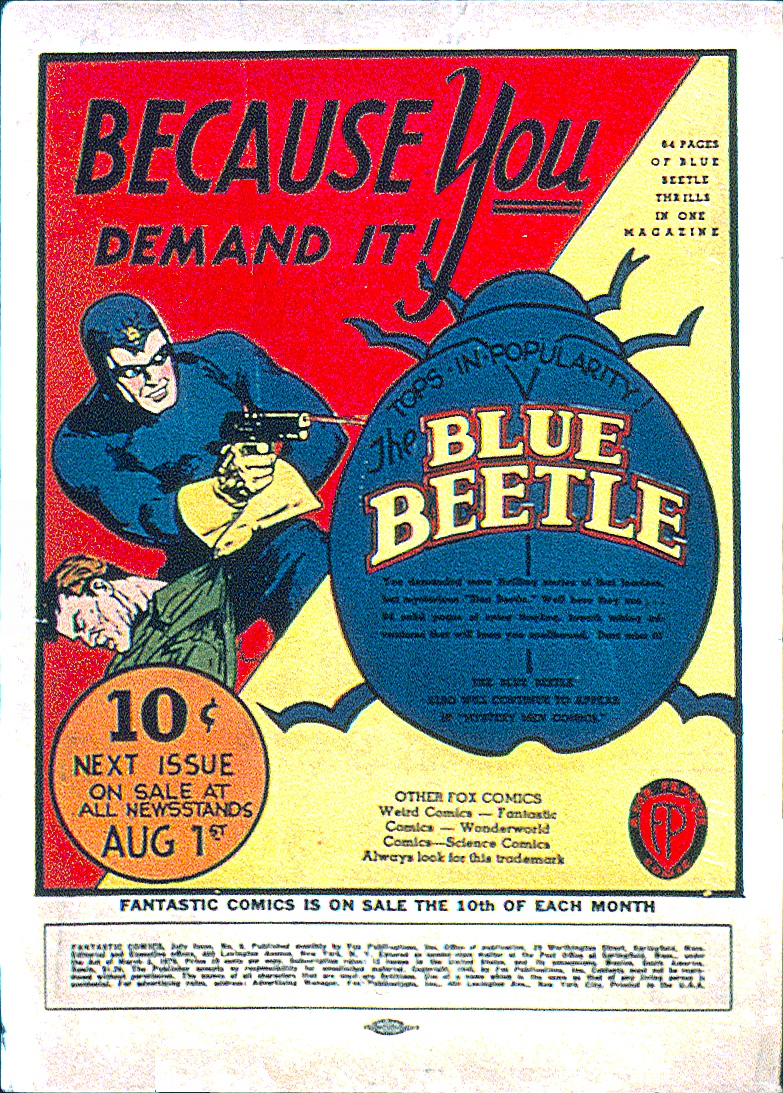 Read online Fantastic Comics comic -  Issue #9 - 2