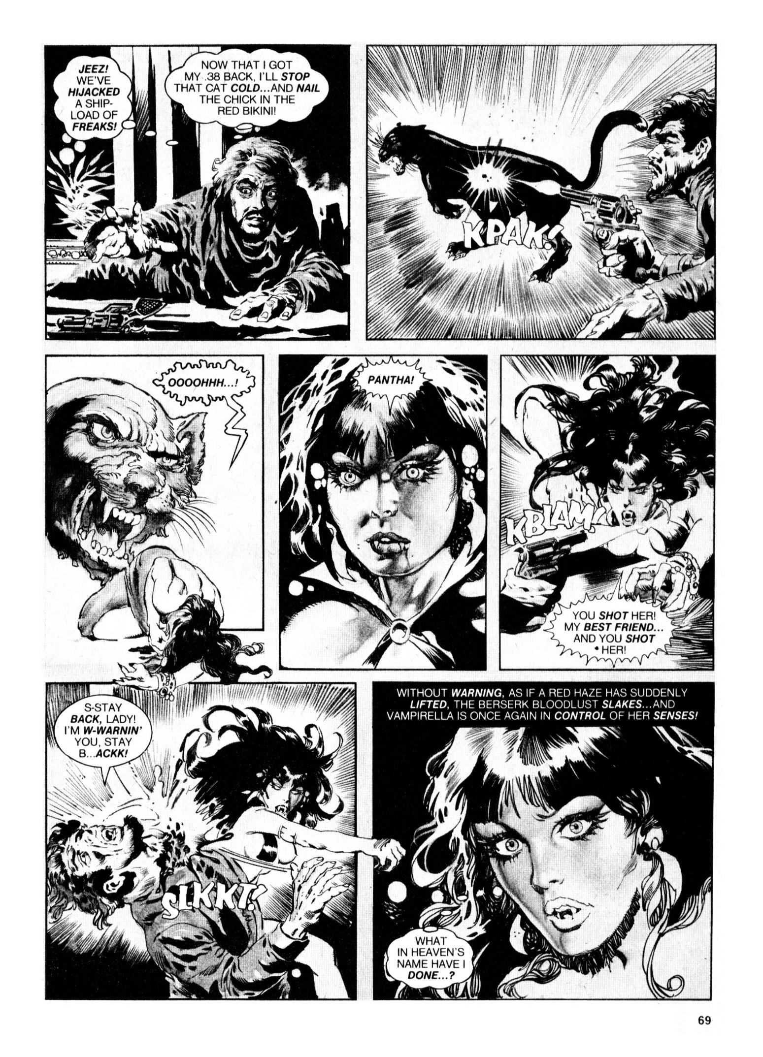Read online Vampirella (1969) comic -  Issue #113 - 69