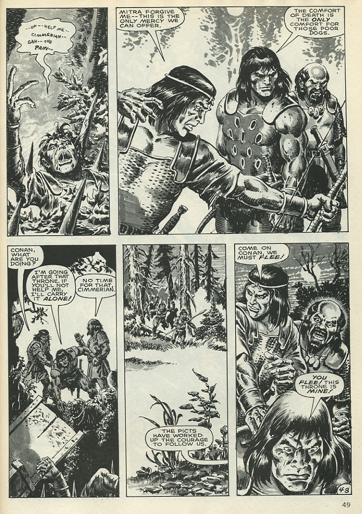 Read online The Savage Sword Of Conan comic -  Issue #137 - 50