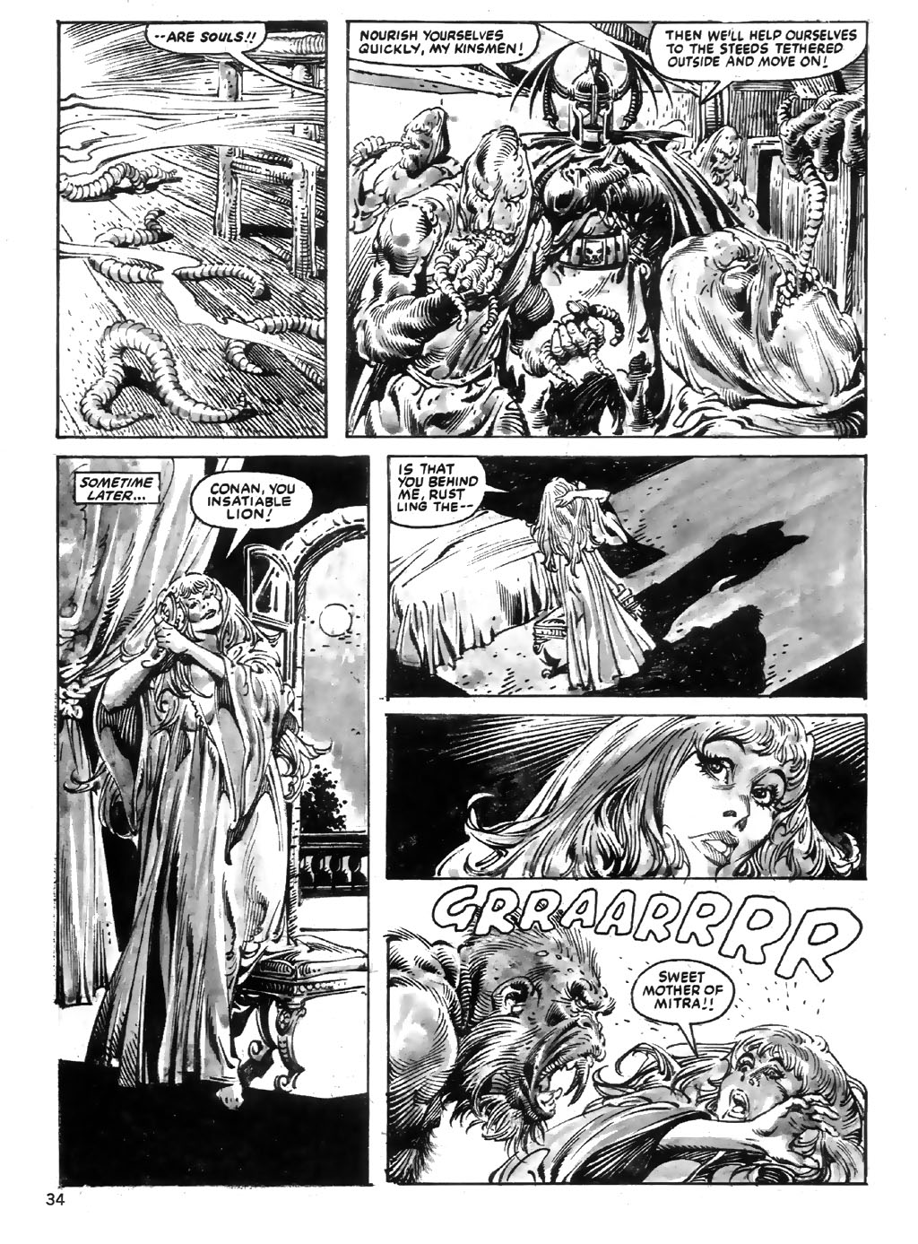Read online The Savage Sword Of Conan comic -  Issue #96 - 34