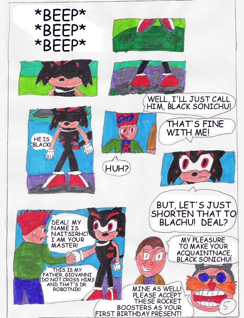 Read online Sonichu comic -  Issue #1 - 5