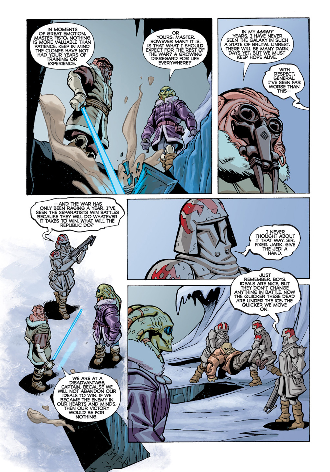 Read online Star Wars: The Clone Wars comic -  Issue #7 - 21
