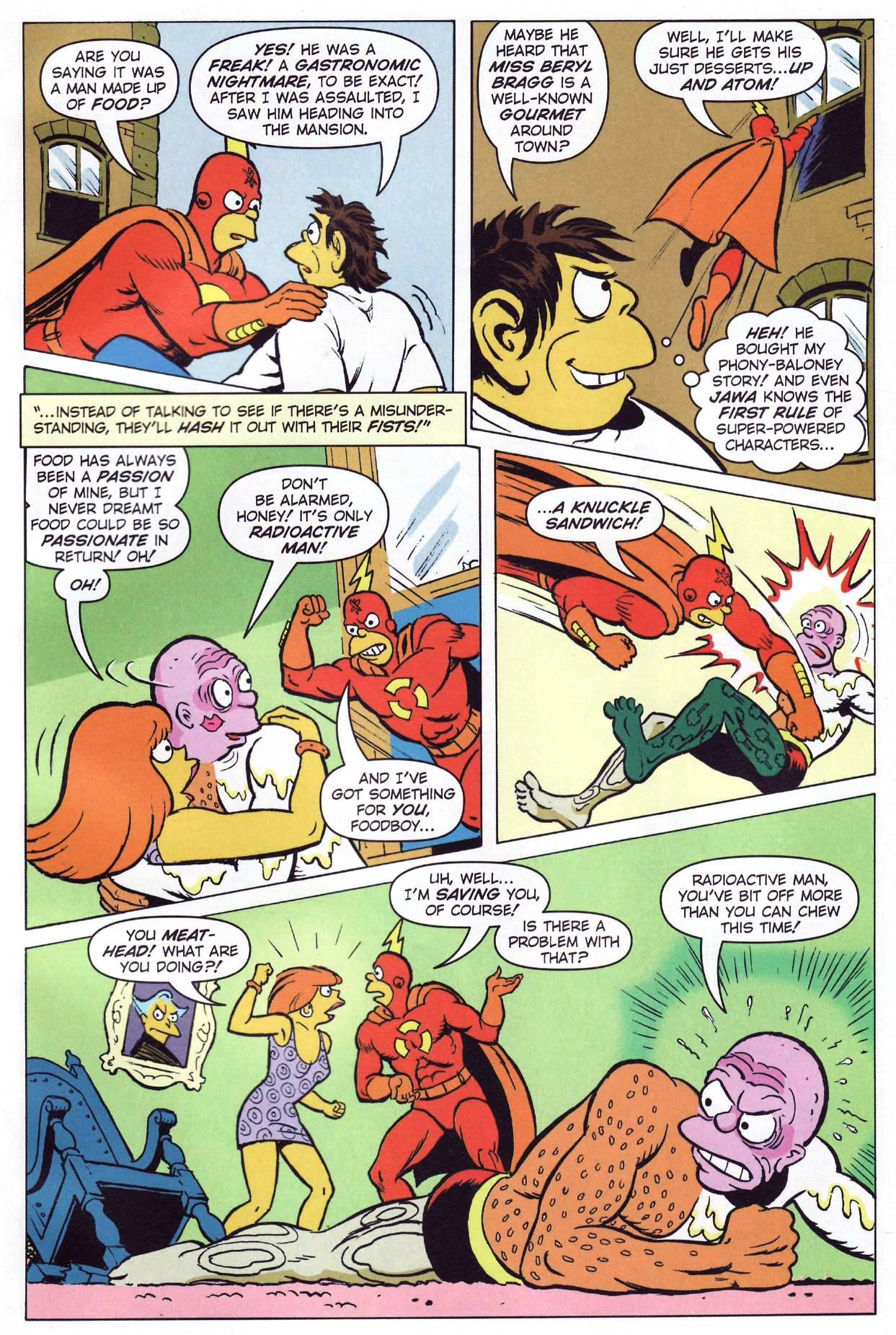 Read online Bongo Comics Presents Simpsons Super Spectacular comic -  Issue #5 - 29