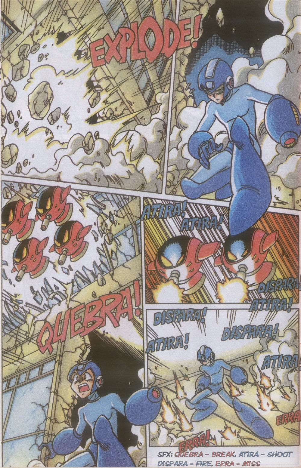 Tip: Click on the Novas Aventuras de Megaman 11 comic image to go to the ne...