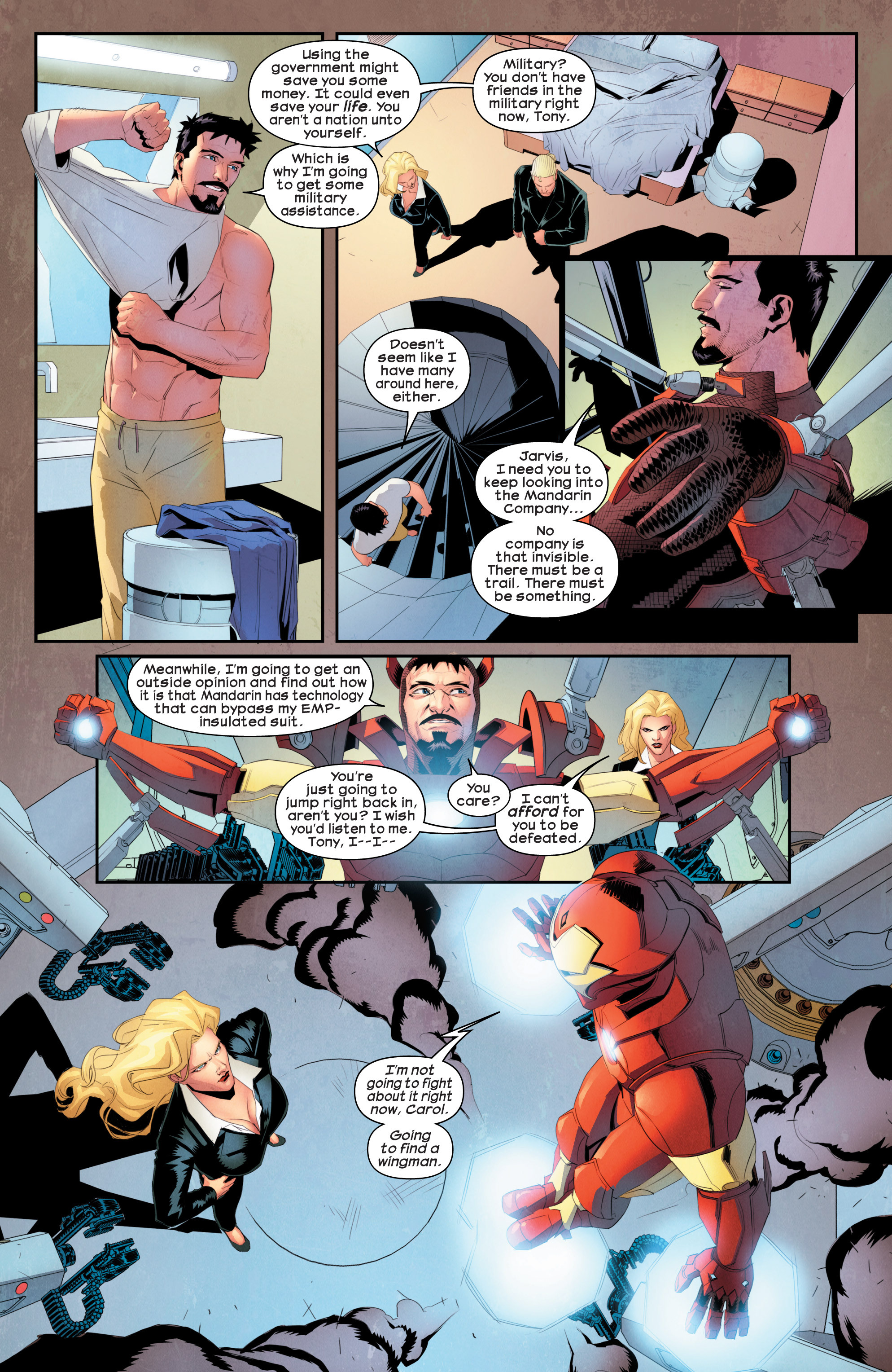 Read online Ultimate Comics Iron Man comic -  Issue #2 - 16