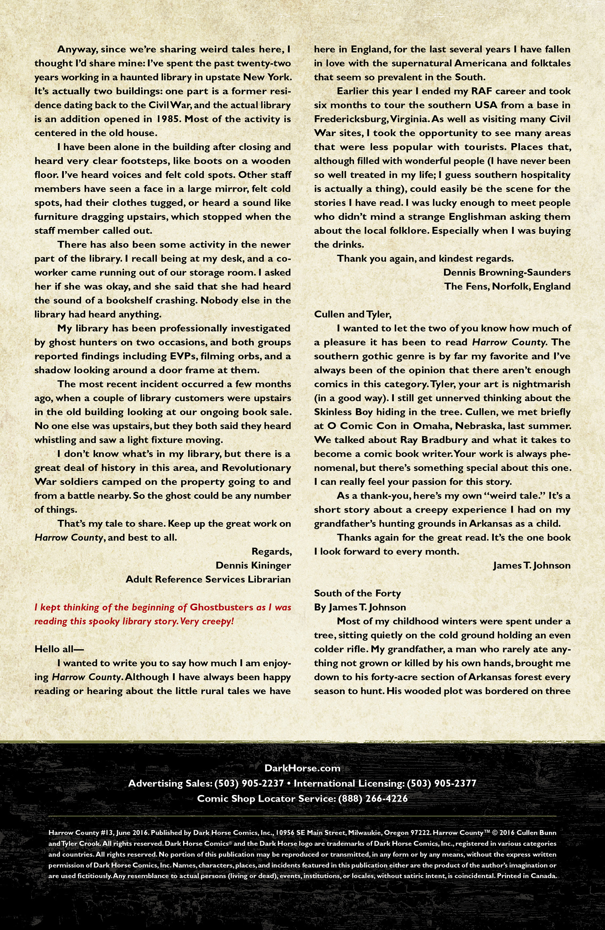 Read online Harrow County comic -  Issue #13 - 26
