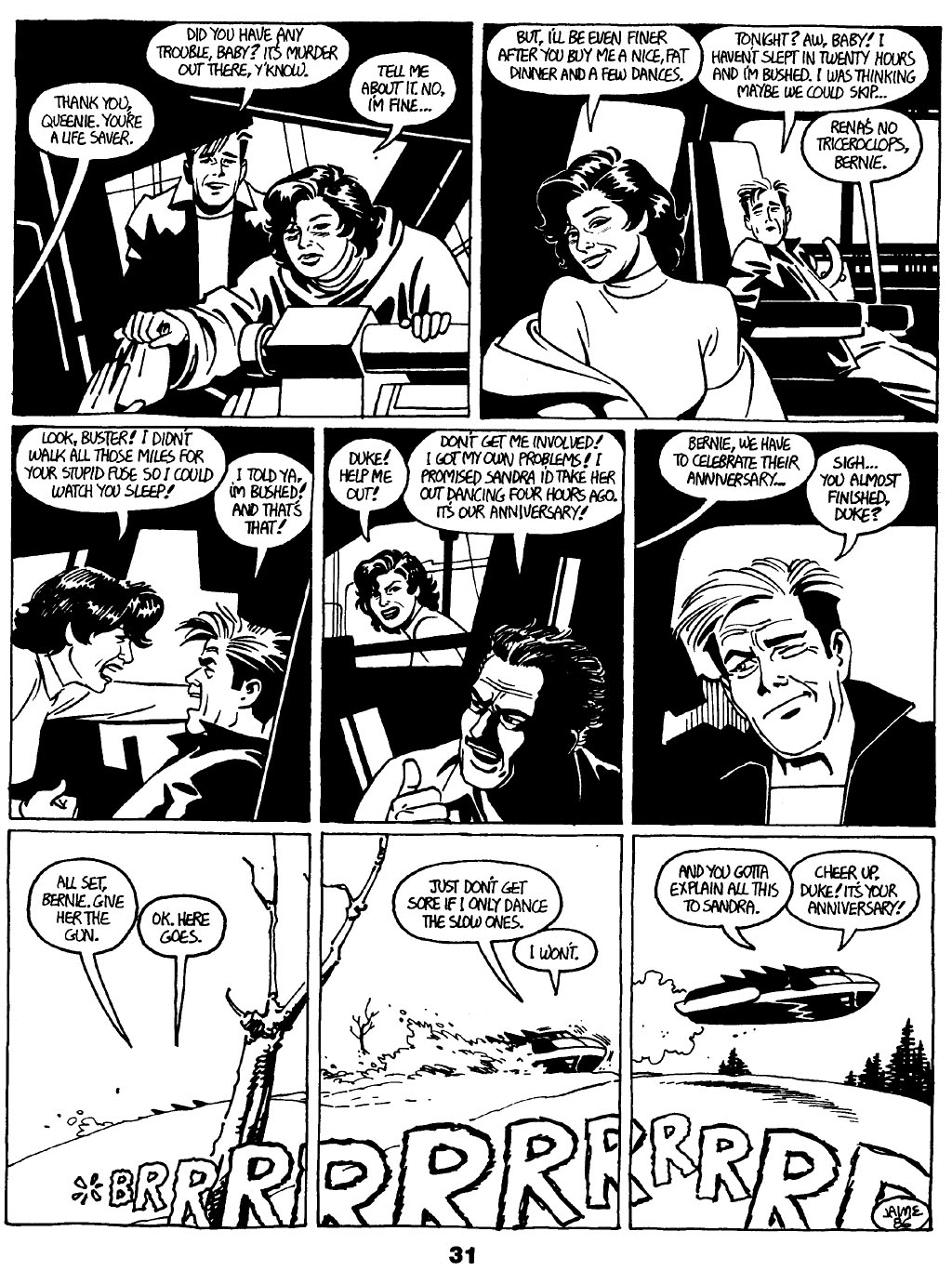 Read online Love and Rockets (1982) comic -  Issue #19 - 33