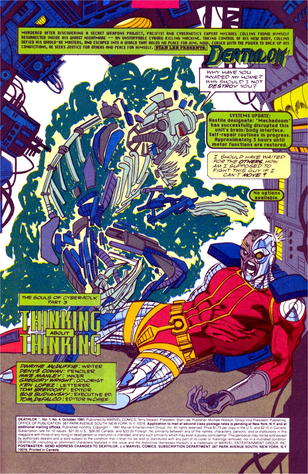 Read online Deathlok (1991) comic -  Issue #4 - 2