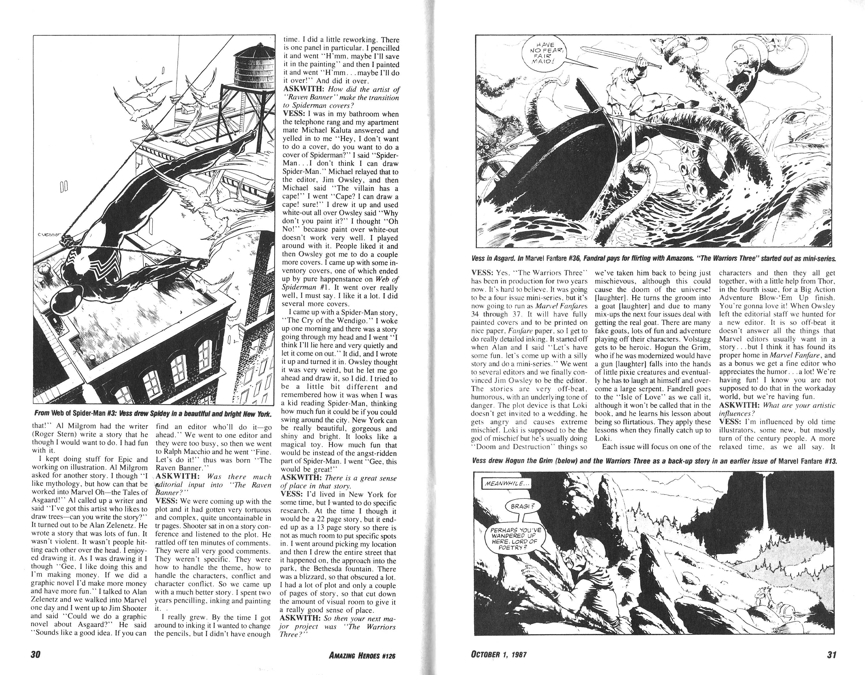 Read online Amazing Heroes comic -  Issue #126 - 16