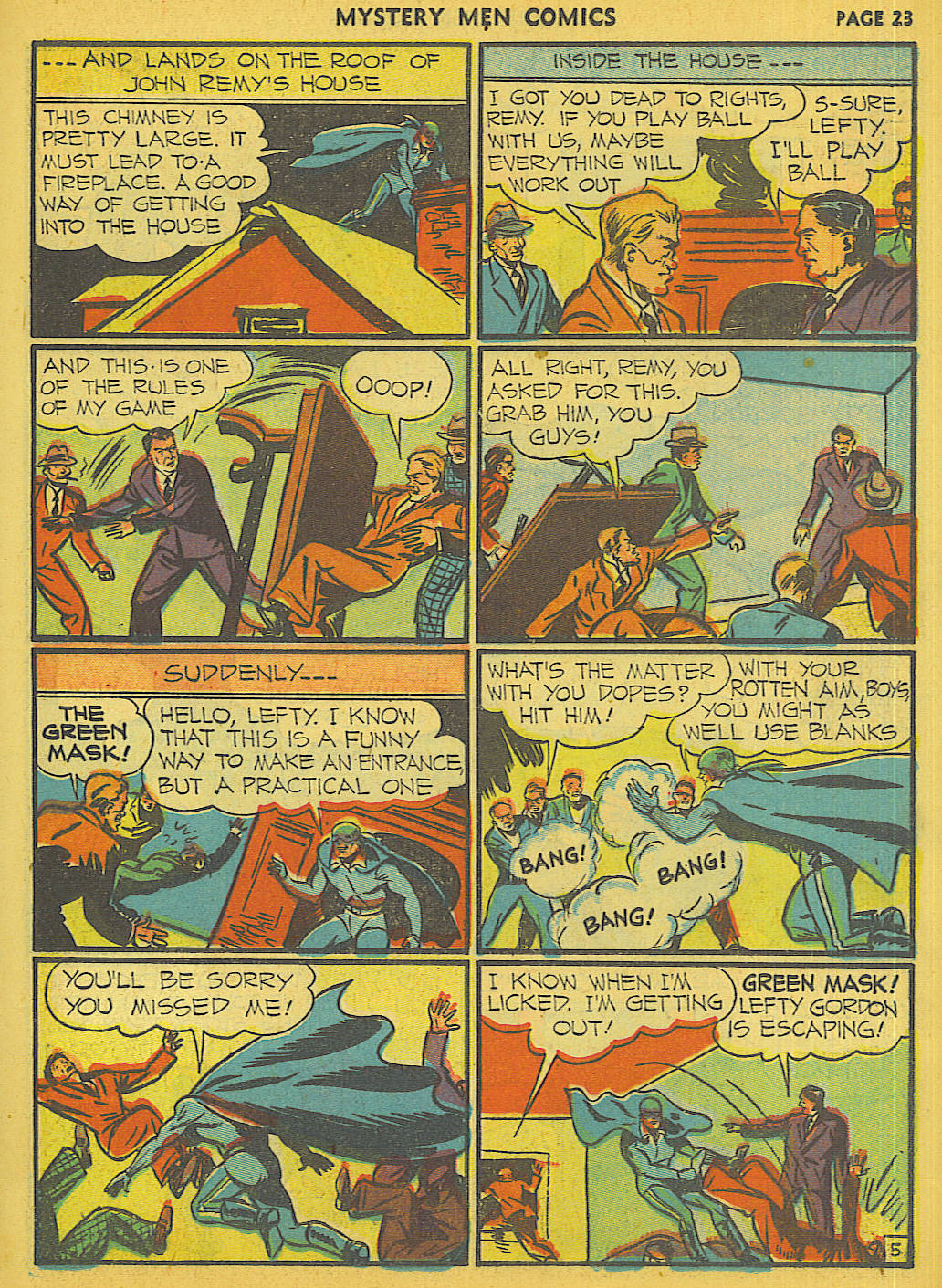 Read online Mystery Men Comics comic -  Issue #23 - 25