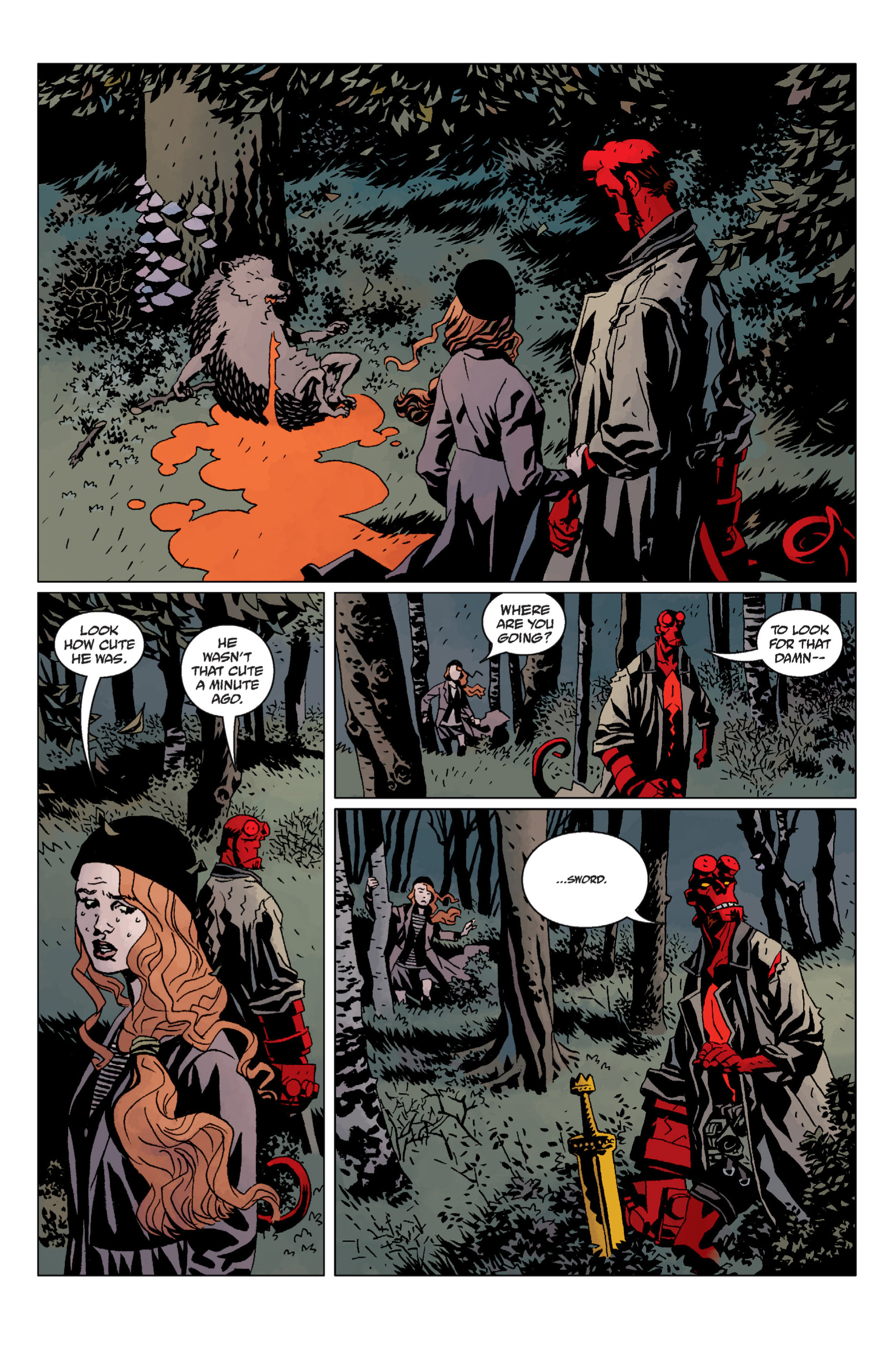 Read online Hellboy comic -  Issue #12 - 51