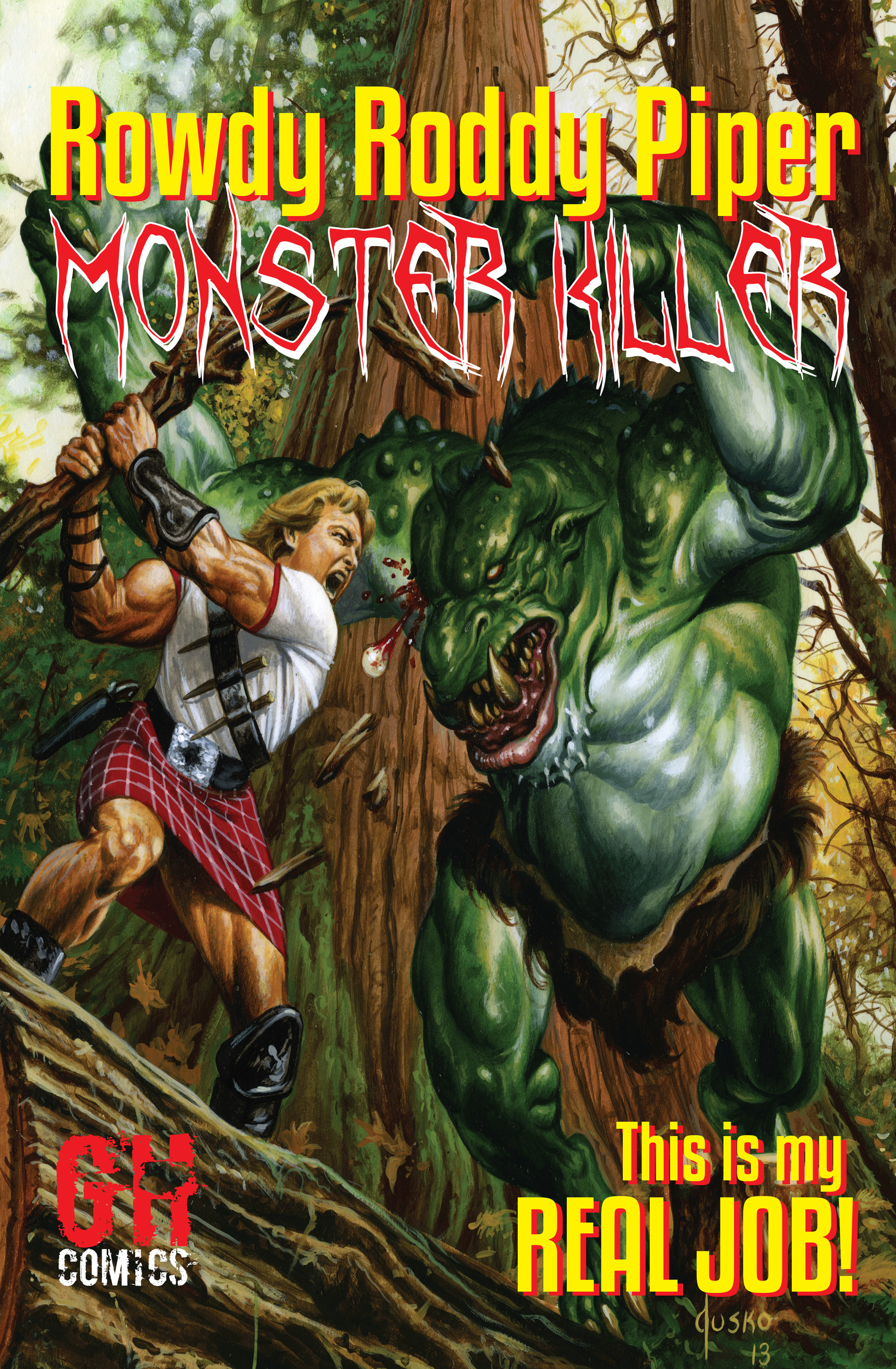 Read online Rowdy Roddy Piper: Monster Killer comic -  Issue # TPB - 1