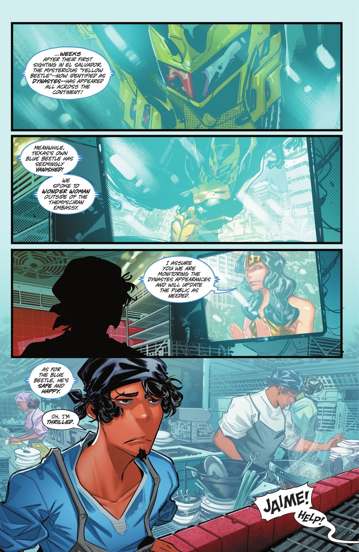 Read online Blue Beetle: Graduation Day comic -  Issue #2 - 3