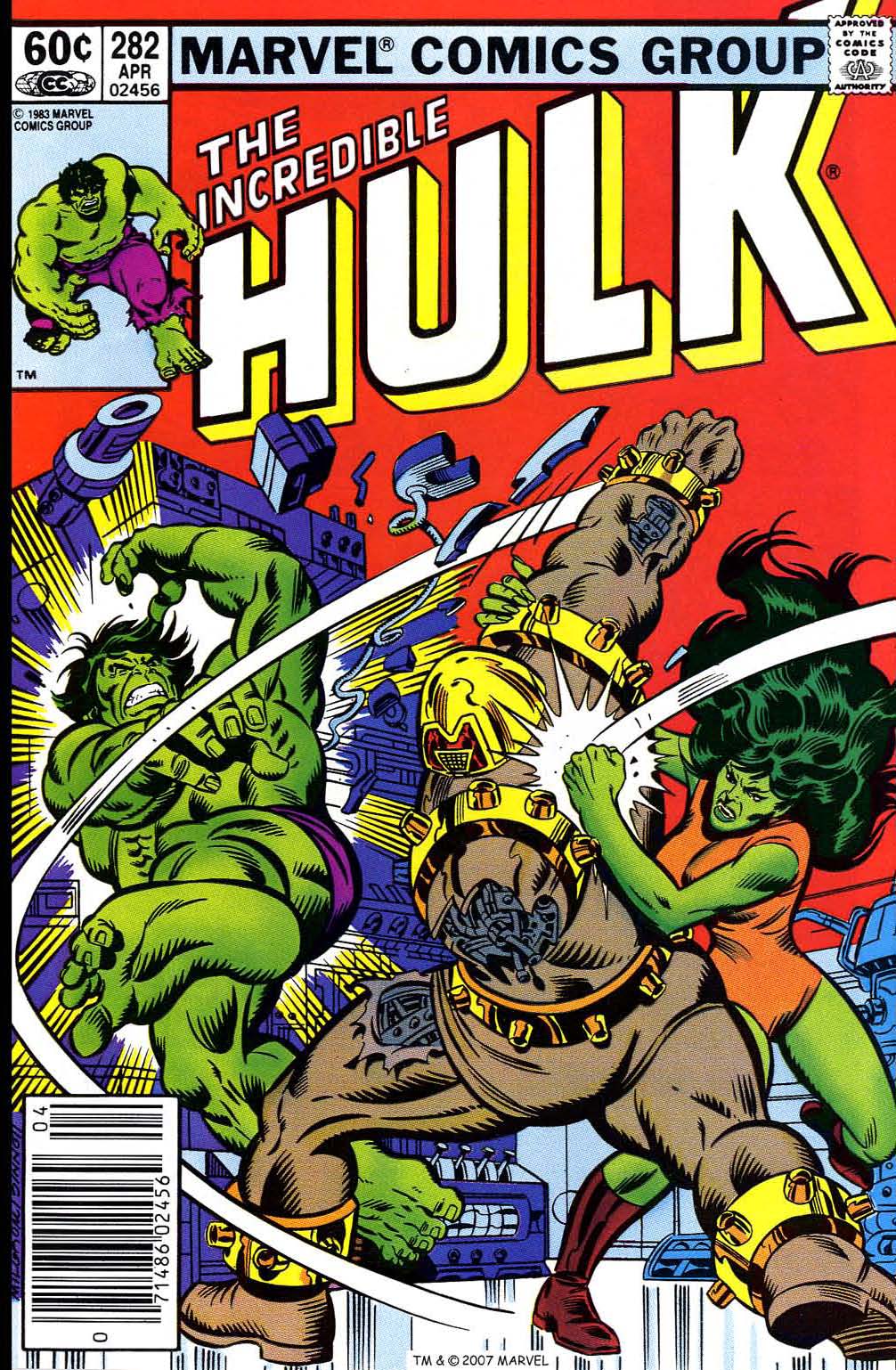 Read online The Incredible Hulk (1968) comic -  Issue #282 - 1