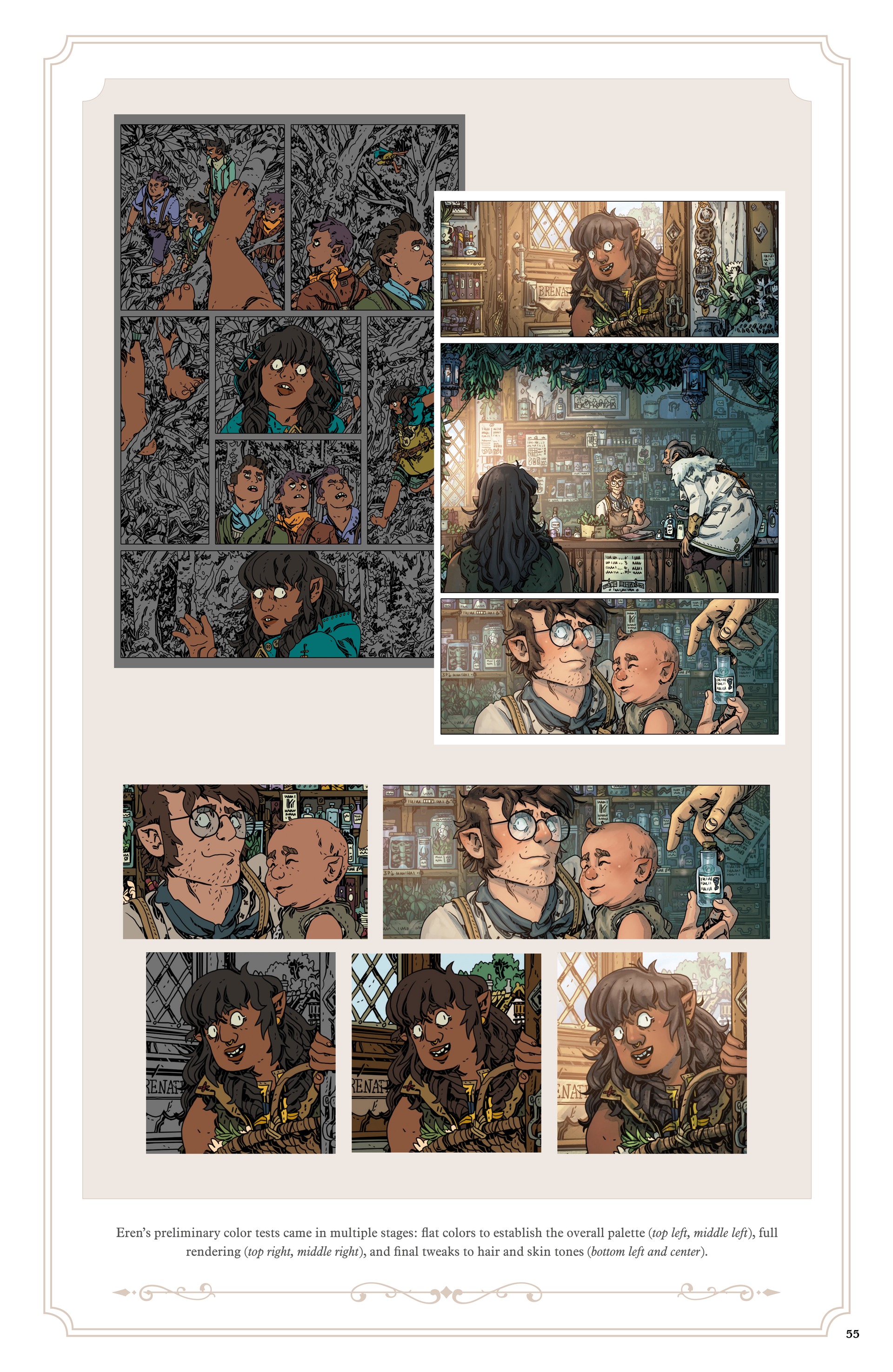 Read online Critical Role: The Mighty Nein Origins - Nott the Brave comic -  Issue # Full - 56