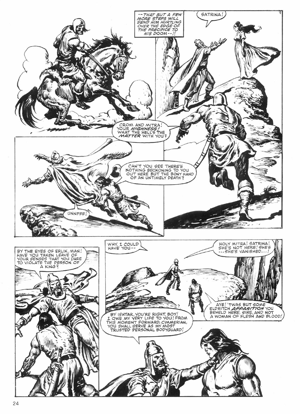Read online The Savage Sword Of Conan comic -  Issue #81 - 24