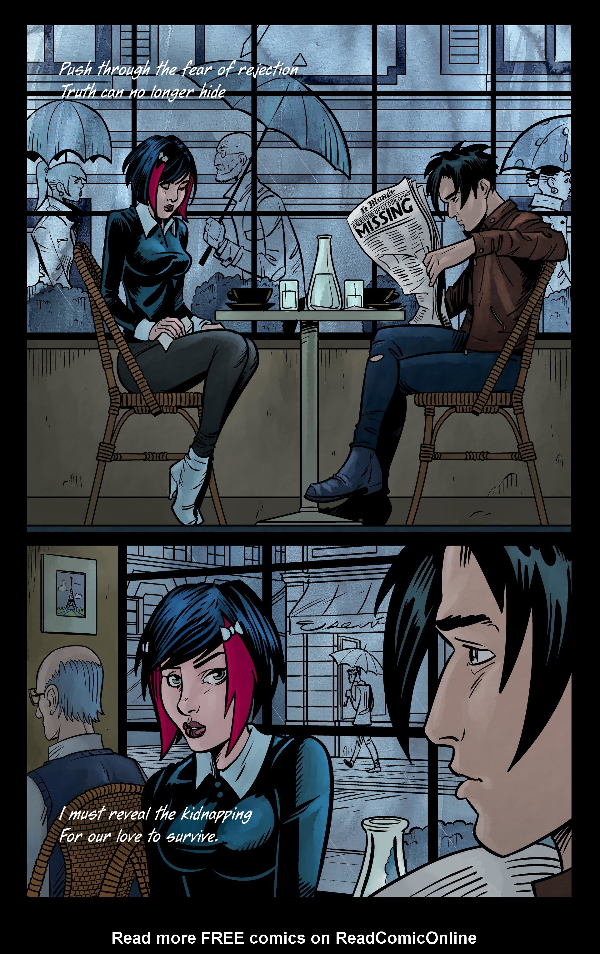 Read online GirlFIEND in Paris: A Bloodthirsty Bedtime Story comic -  Issue # TPB - 36