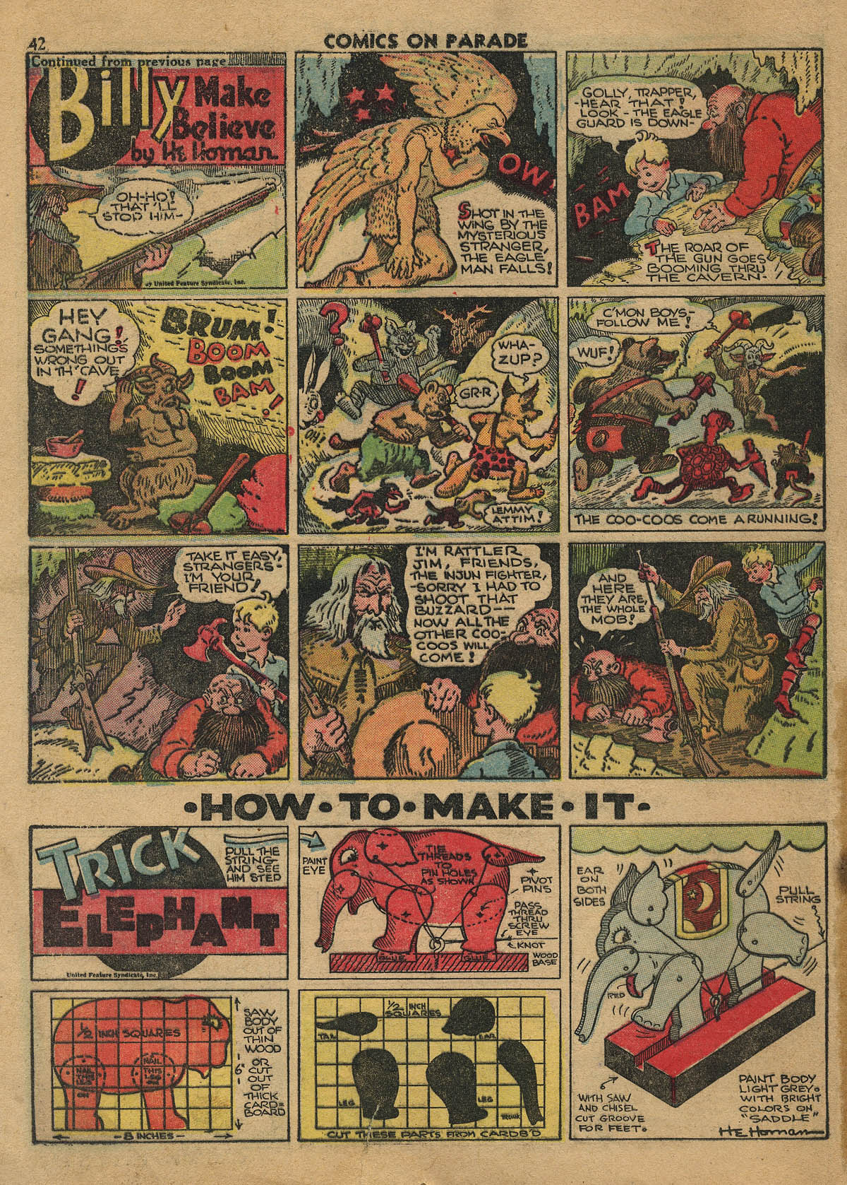Read online Comics on Parade comic -  Issue #9 - 36