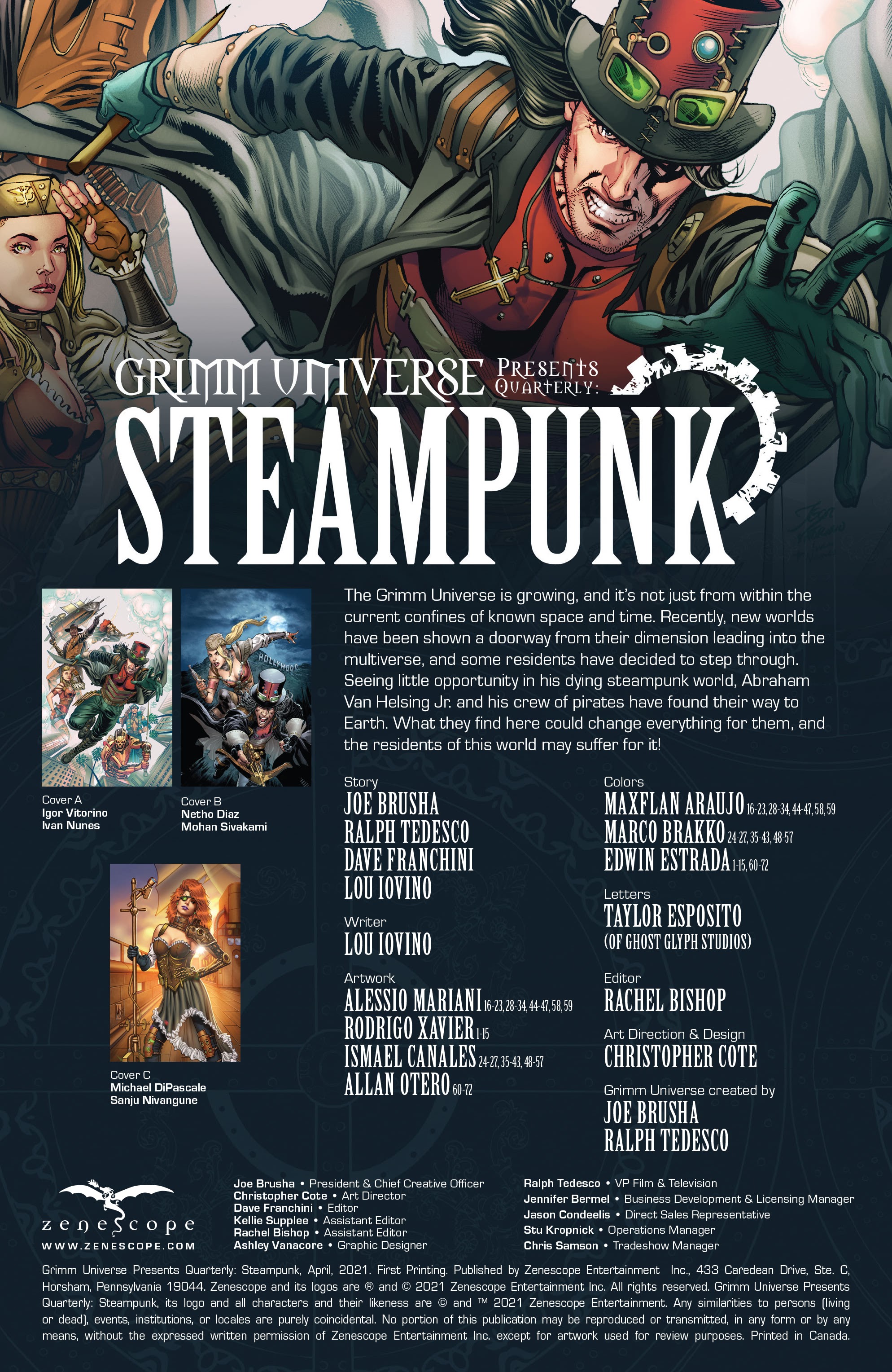 Read online Grimm Universe Presents Quarterly: Steampunk comic -  Issue # TPB - 2