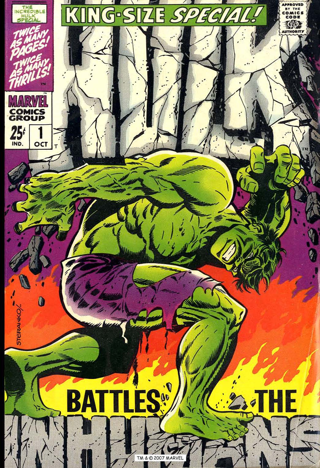 Read online The Incredible Hulk Annual comic -  Issue #1 - 1