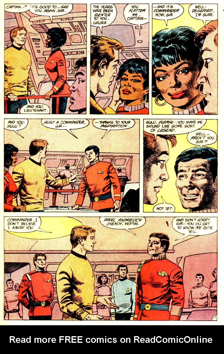 Read online Star Trek (1984) comic -  Issue #33 - 17