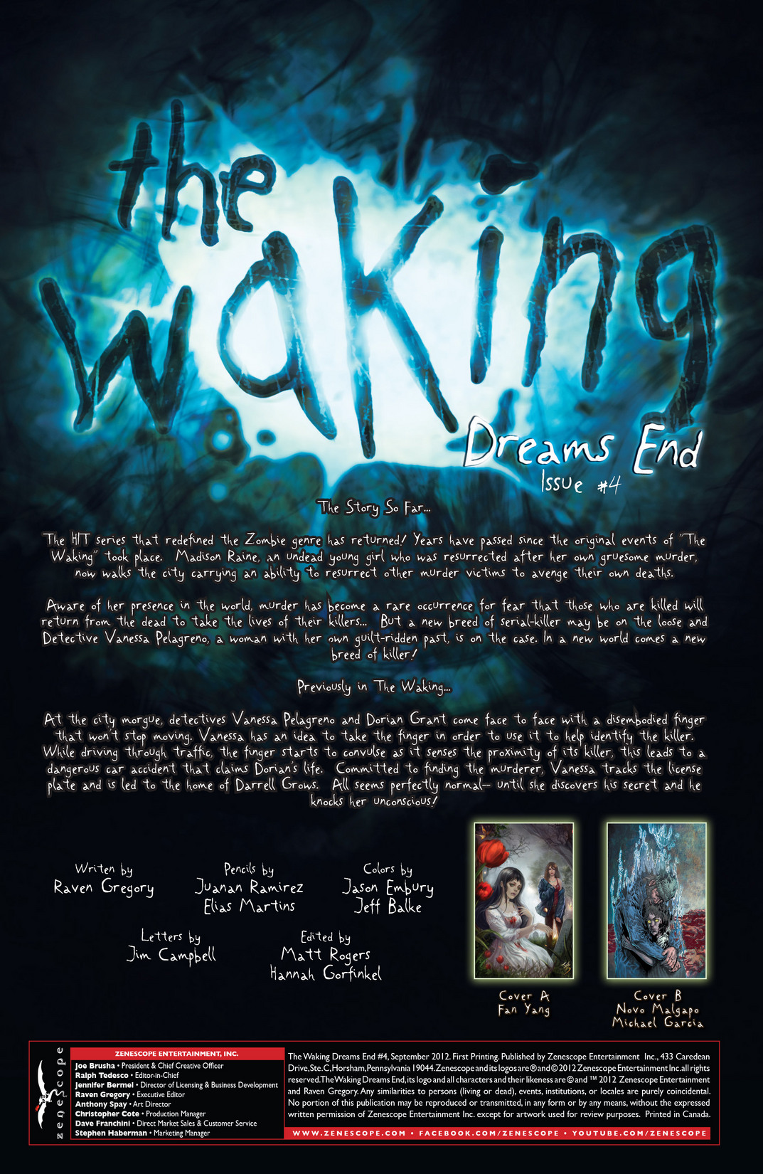Read online The Waking: Dreams End comic -  Issue #4 - 2