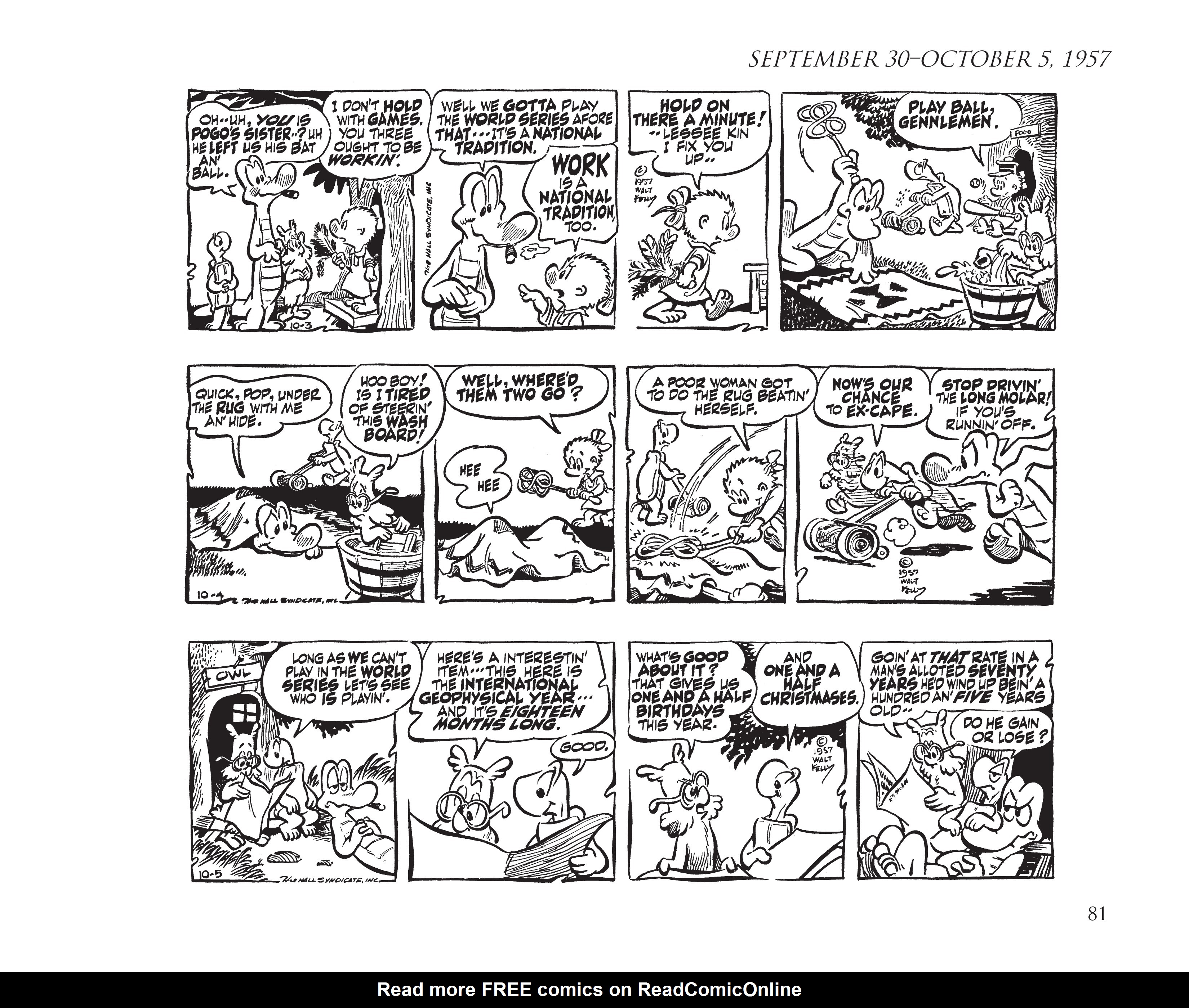 Read online Pogo by Walt Kelly: The Complete Syndicated Comic Strips comic -  Issue # TPB 5 (Part 1) - 90