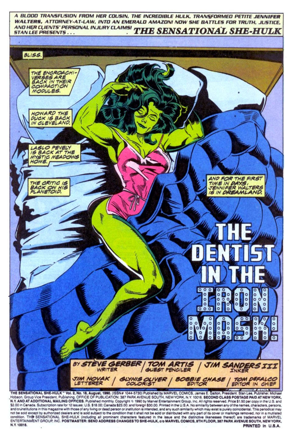 Read online The Sensational She-Hulk comic -  Issue #18 - 2