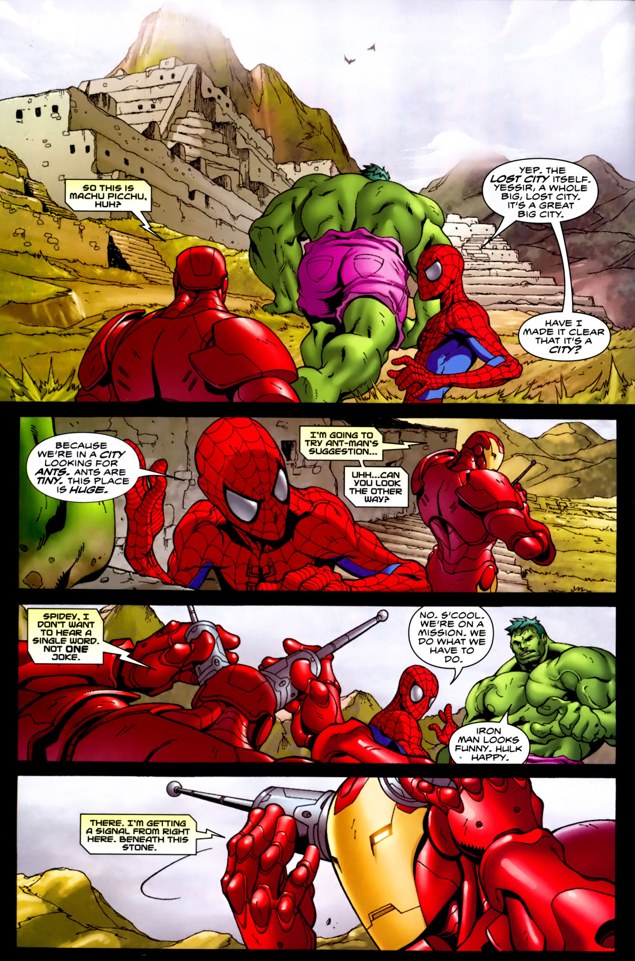Read online Marvel Adventures: Iron Man, Hulk, and Spider-Man comic -  Issue # Full - 12