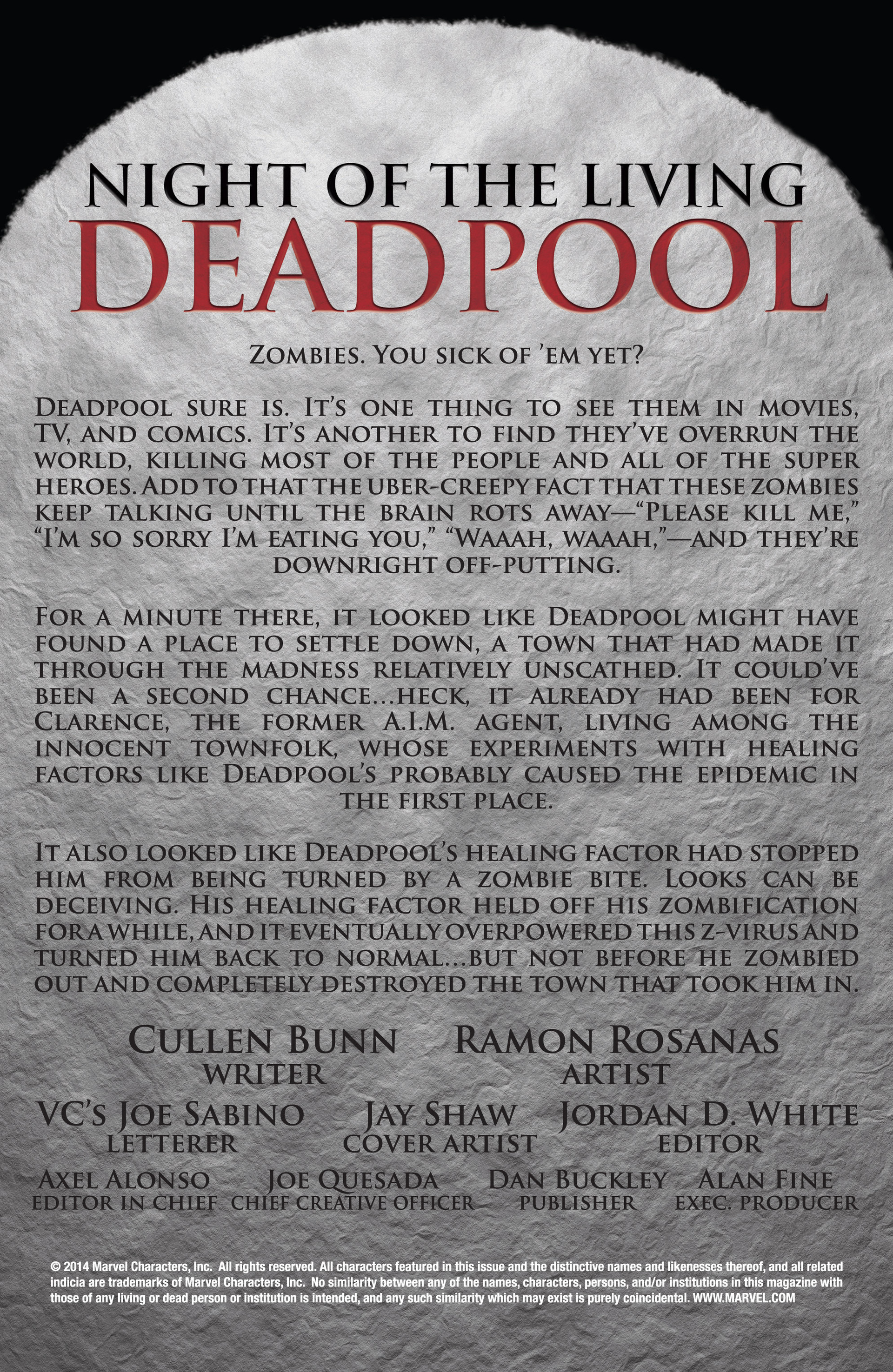 Read online Night of the Living Deadpool comic -  Issue #4 - 2
