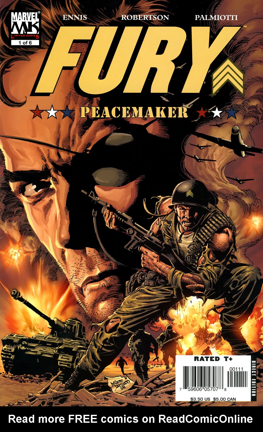 Read online Fury: Peacemaker comic -  Issue #1 - 1