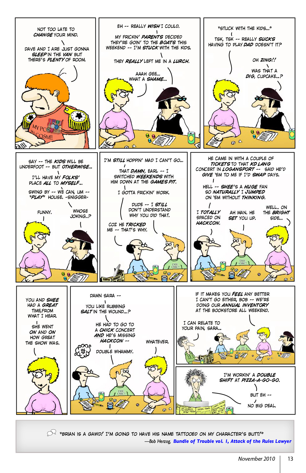 Read online Knights of the Dinner Table comic -  Issue #169 - 15