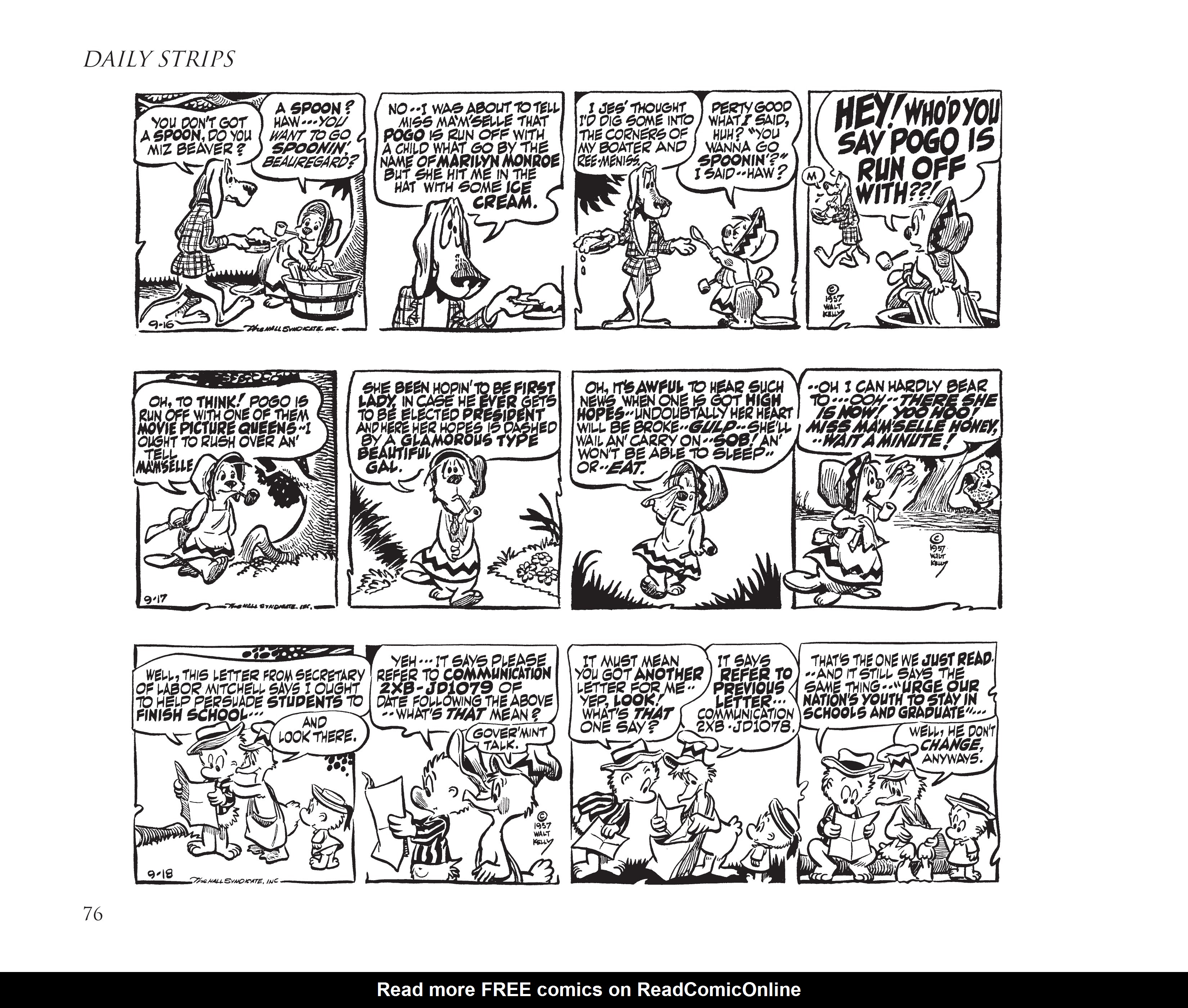 Read online Pogo by Walt Kelly: The Complete Syndicated Comic Strips comic -  Issue # TPB 5 (Part 1) - 85
