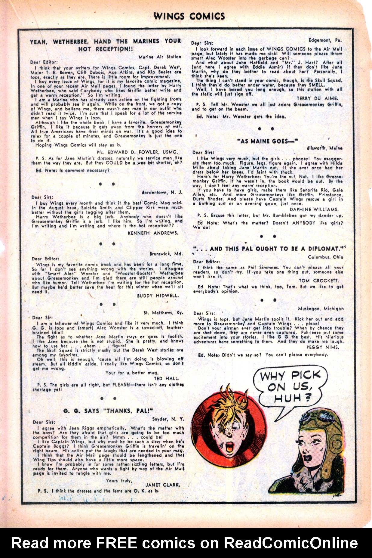 Read online Wings Comics comic -  Issue #39 - 37