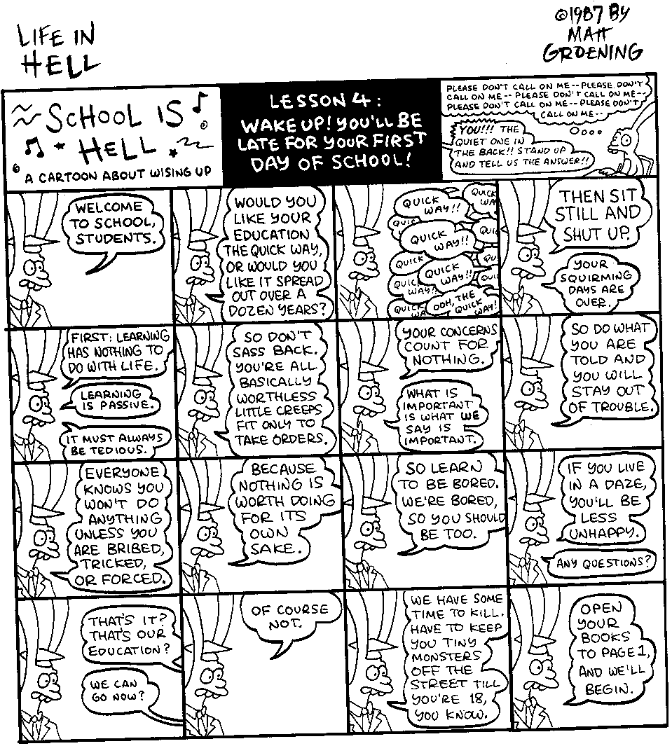 Read online Life In Hell comic -  Issue # TPB School Is Hell - 8