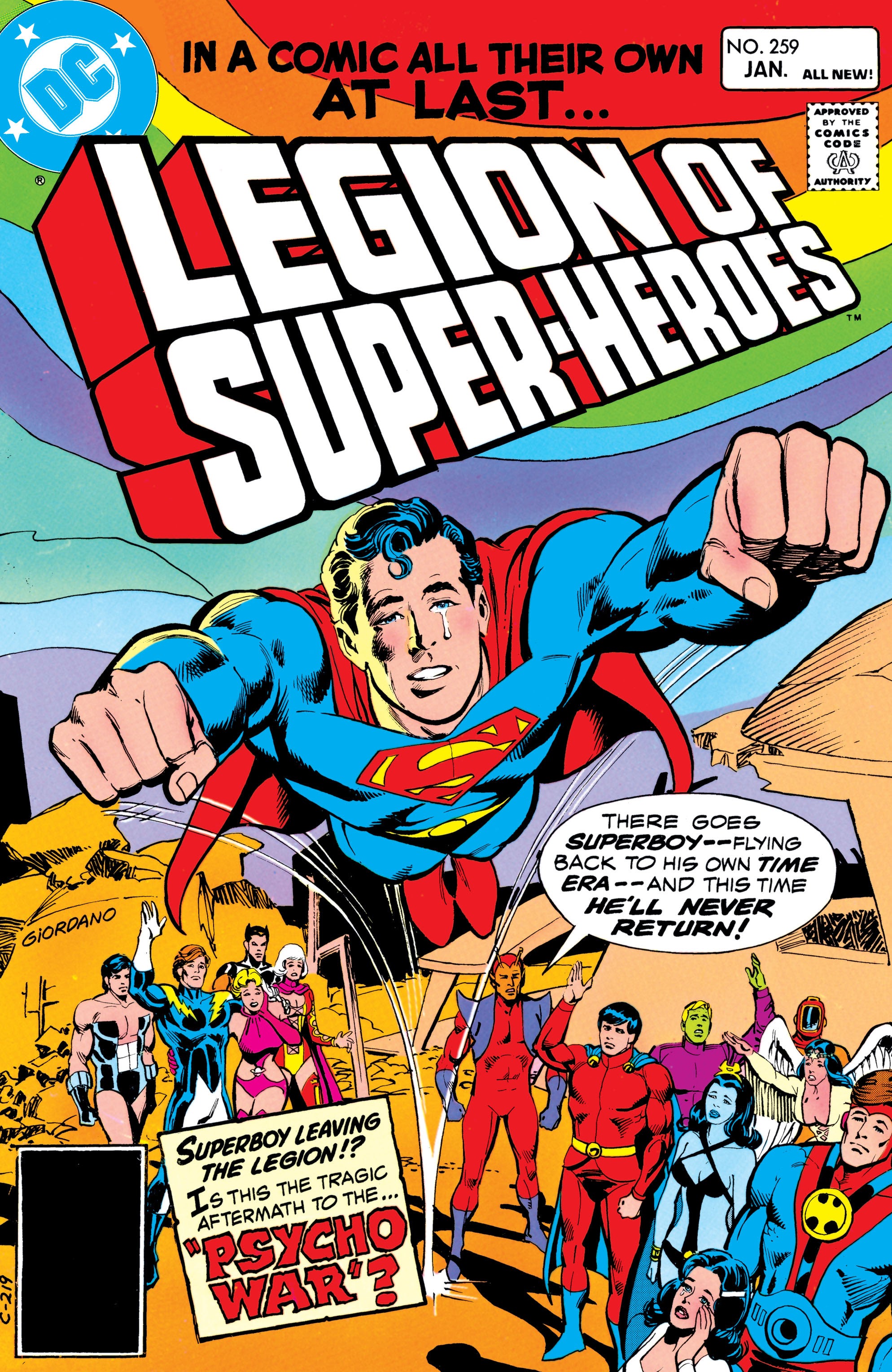 Read online Legion of Super-Heroes (1980) comic -  Issue #259 - 1