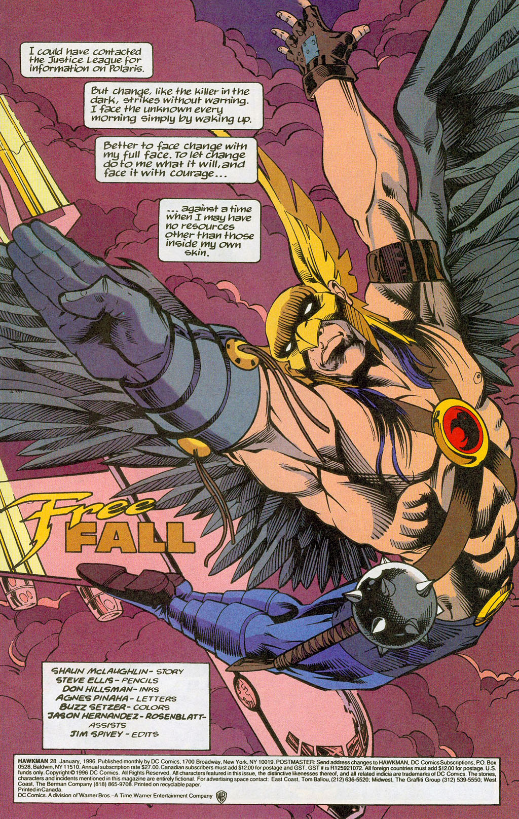 Read online Hawkman (1993) comic -  Issue #28 - 5
