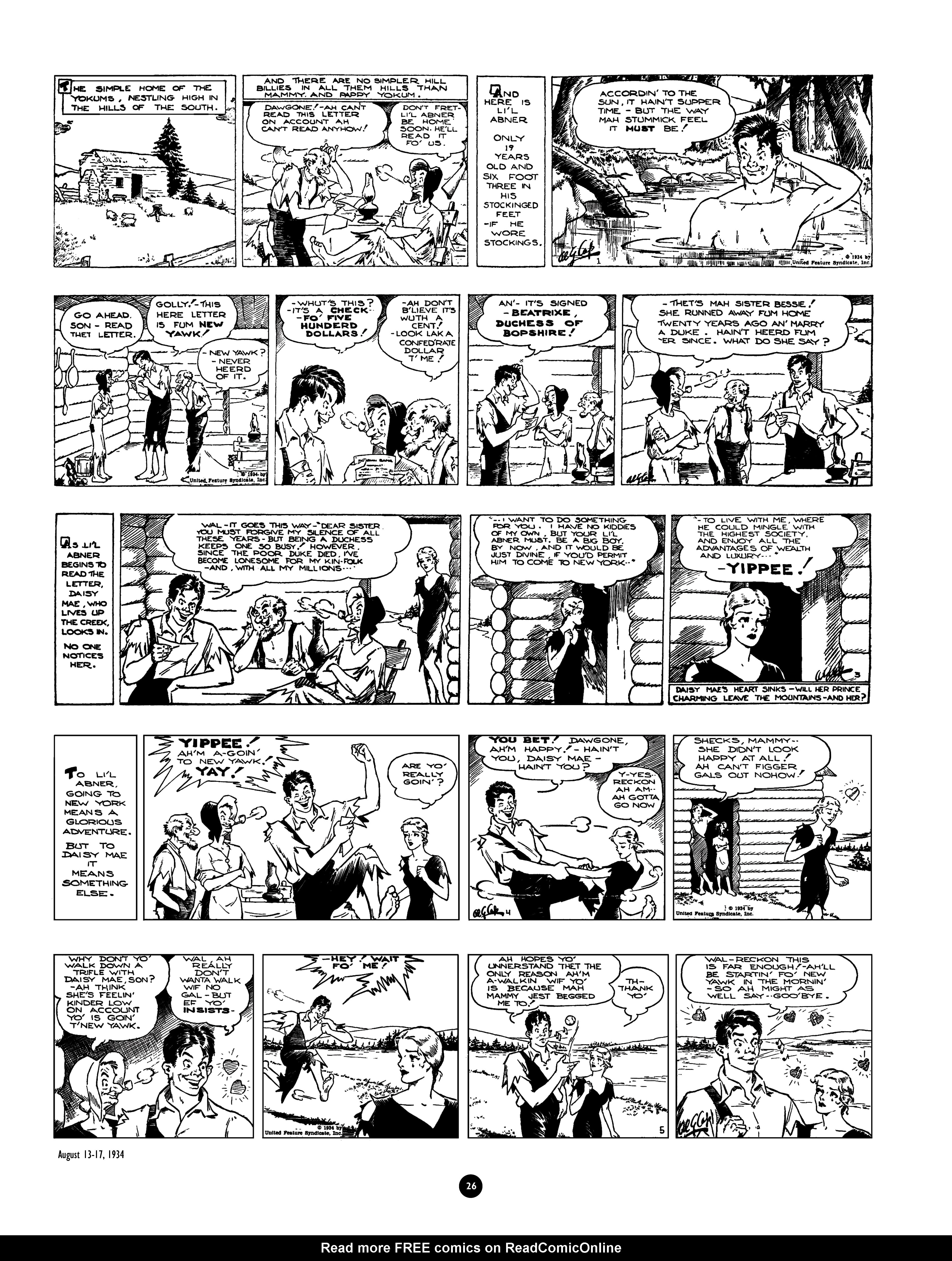 Read online Al Capp's Li'l Abner Complete Daily & Color Sunday Comics comic -  Issue # TPB 1 (Part 1) - 27
