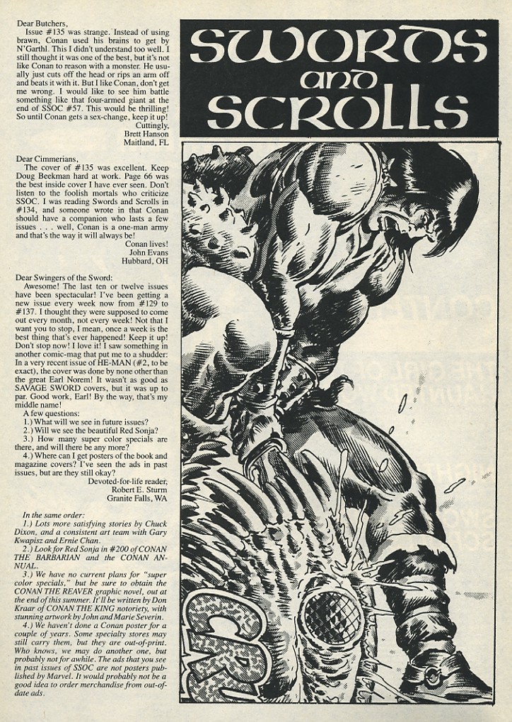 Read online The Savage Sword Of Conan comic -  Issue #140 - 4