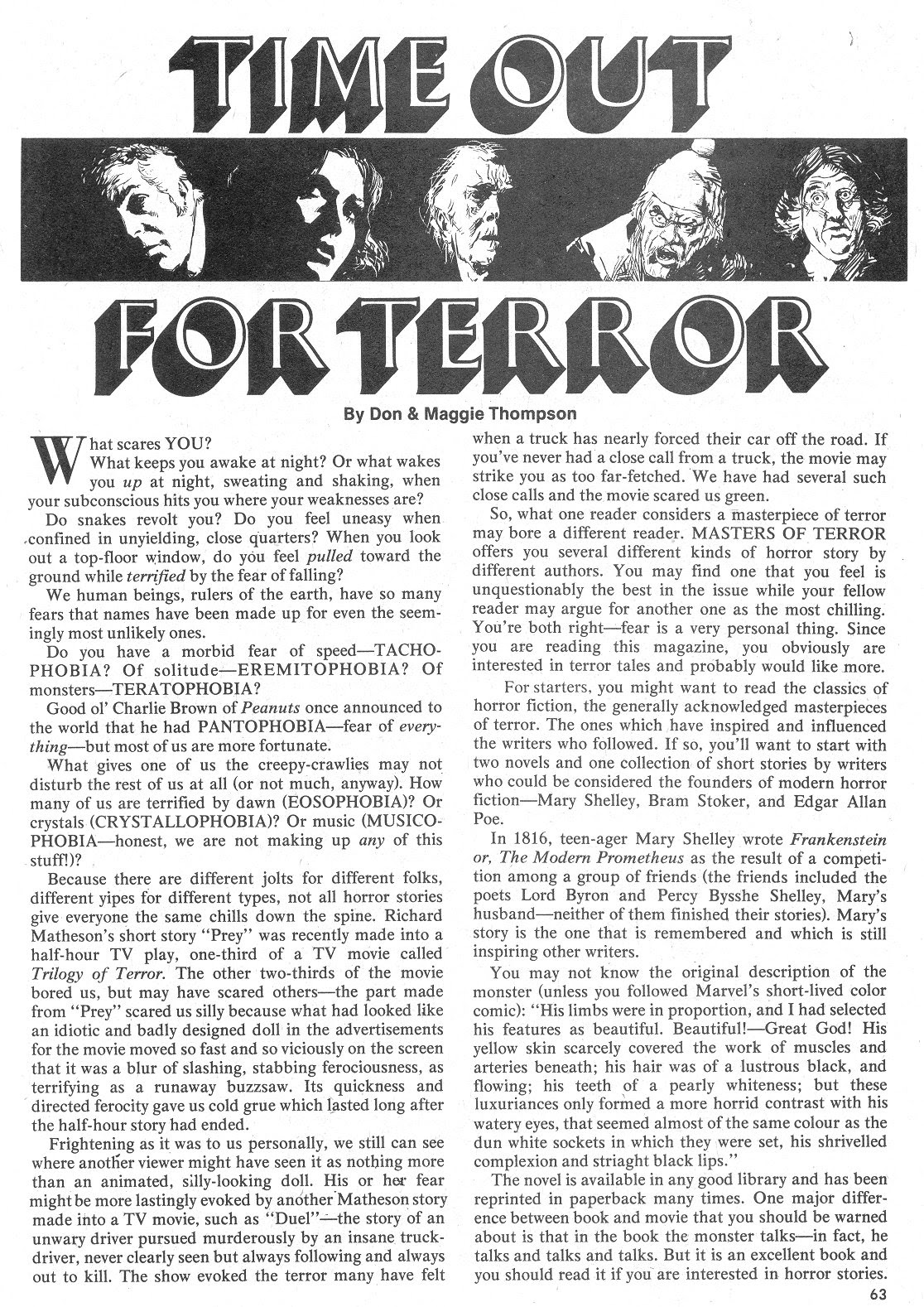 Read online Masters of Terror comic -  Issue #2 - 61