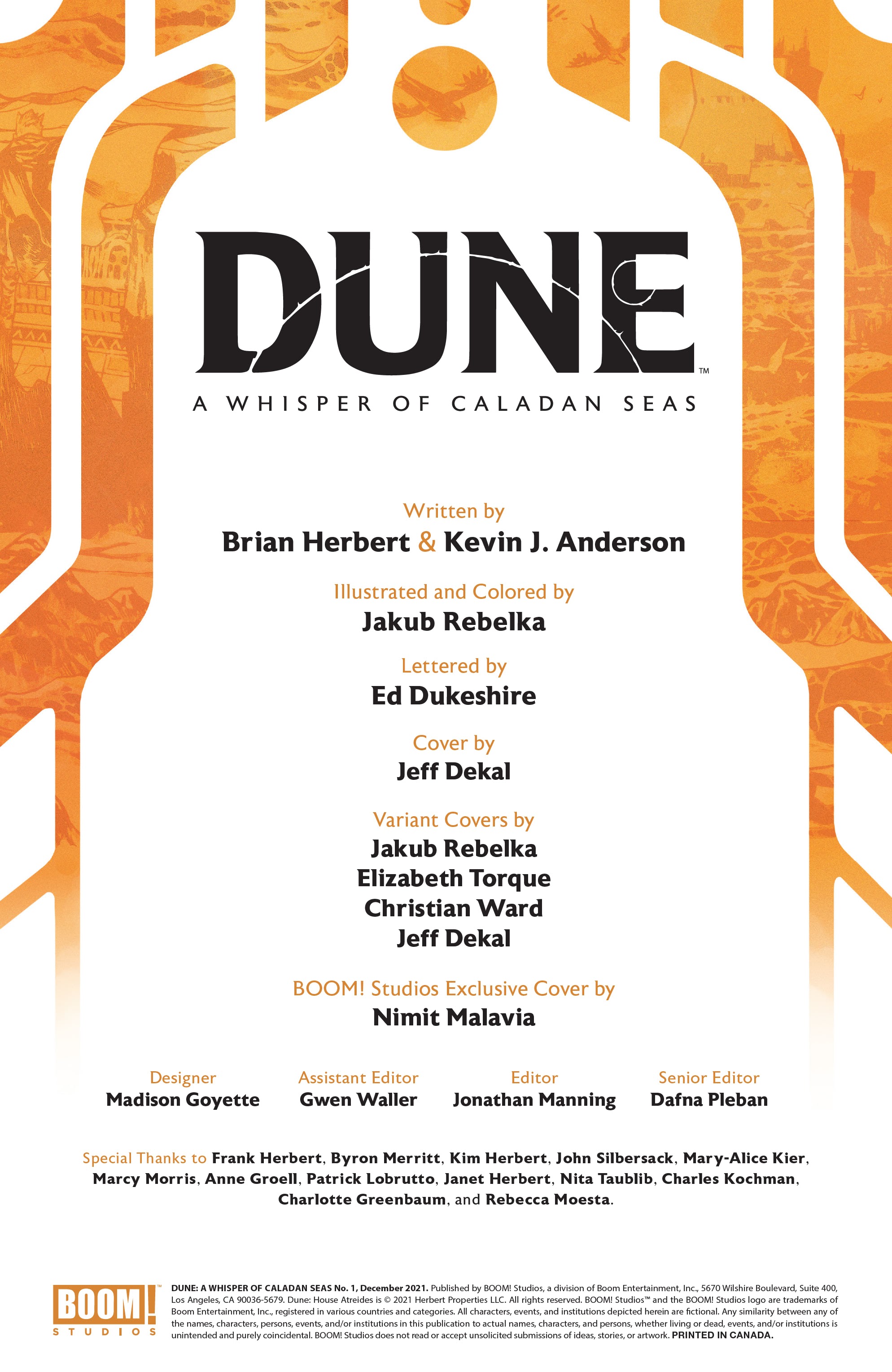 Read online Dune: A Whisper of Caladan Seas comic -  Issue # Full - 2