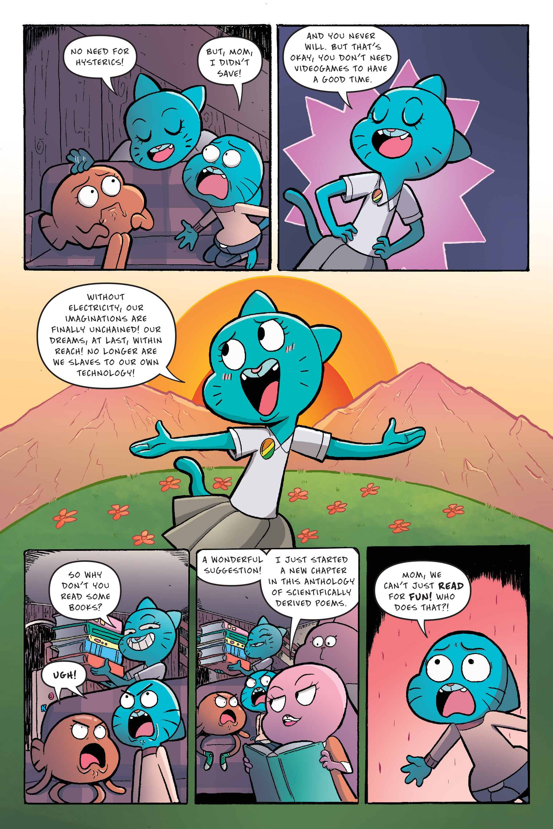 Read online The Amazing World of Gumball: The Storm comic -  Issue # TPB - 9