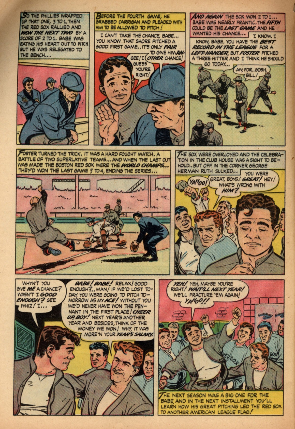 Read online Babe Ruth Sports Comics comic -  Issue #6 - 27