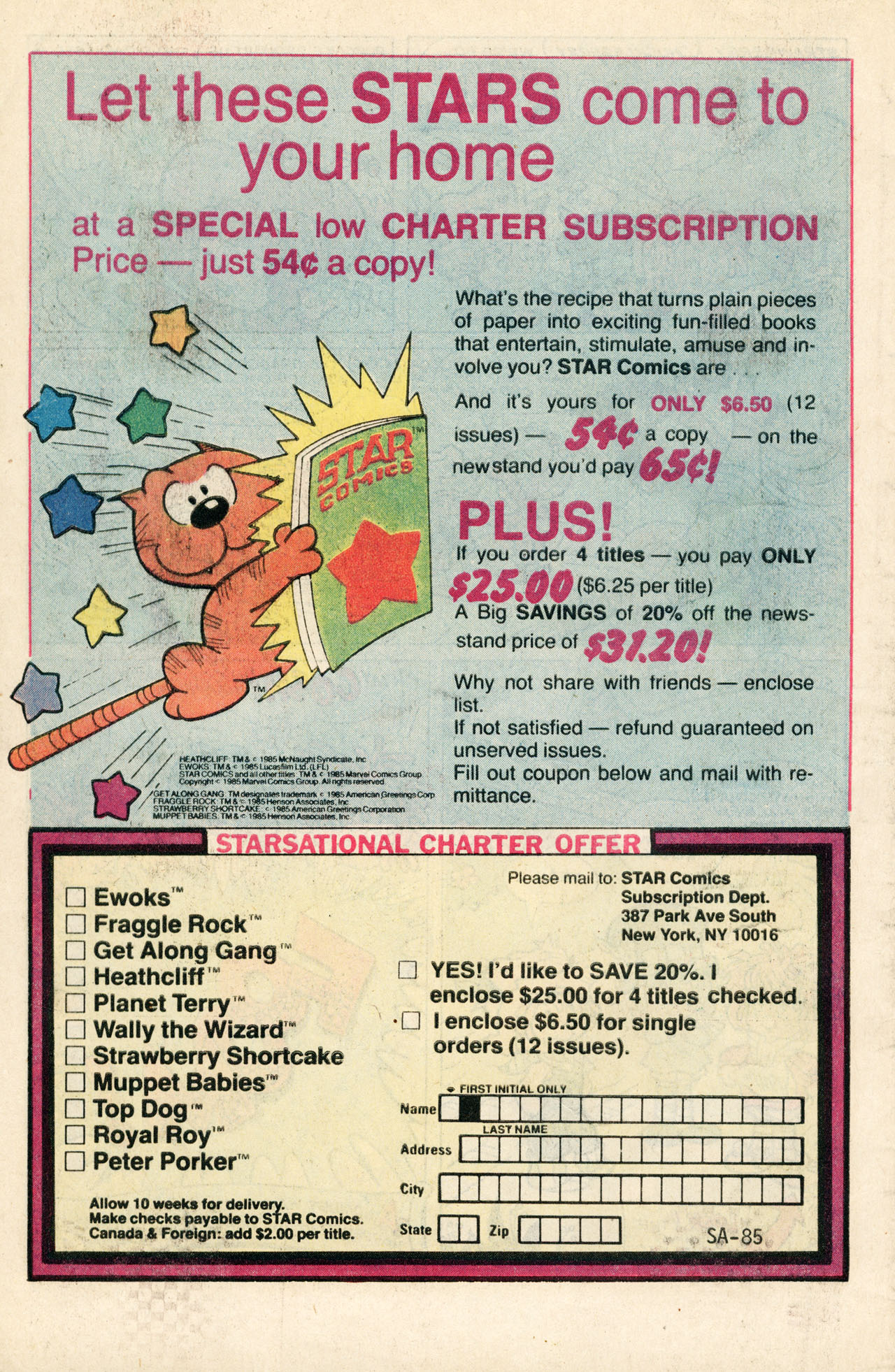 Read online Strawberry Shortcake (1985) comic -  Issue #3 - 34