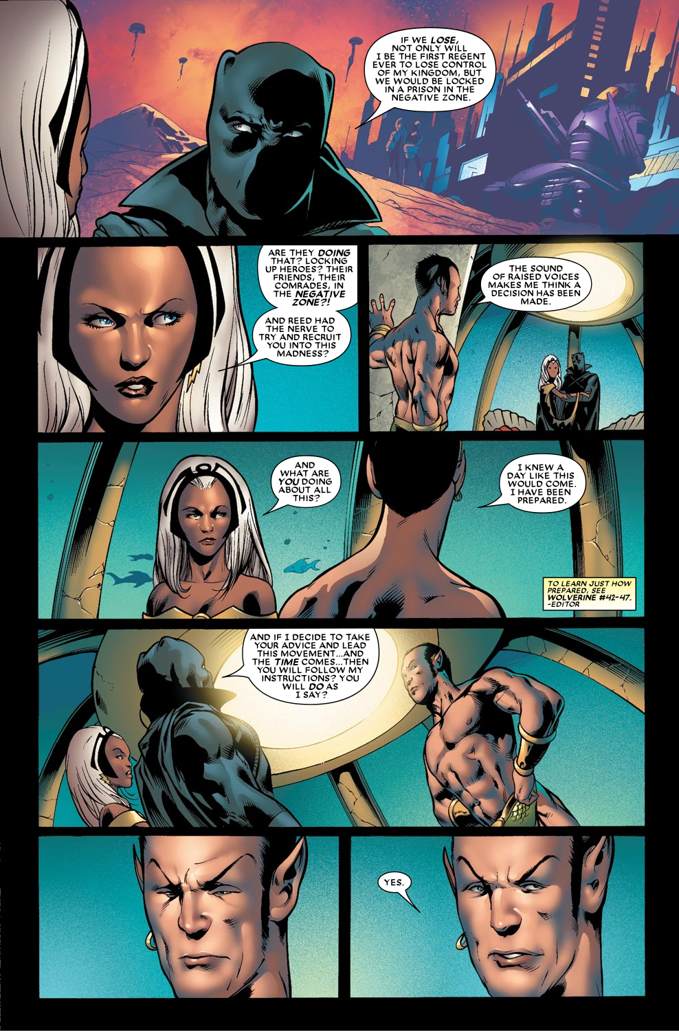 Read online Black Panther (2005) comic -  Issue #21 - 22